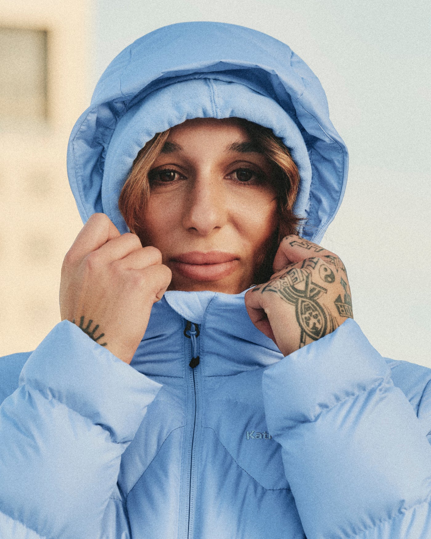 Women's Epiq Hooded Down Jacket -  Tech Blue