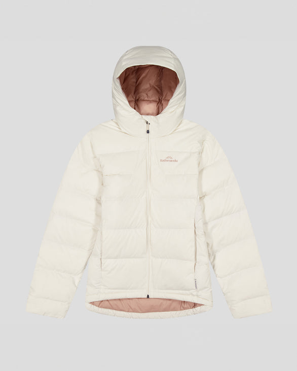 Women's Epiq Hooded Down Jacket Natural/Mineral – Kathmandu AU