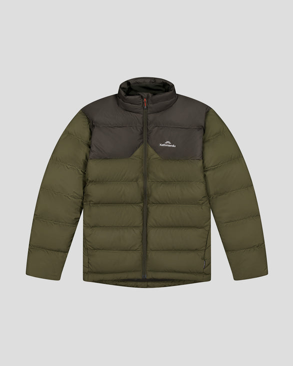 Men's Epiq Down Jacket Dark Moss/Light Moss – Kathmandu AU