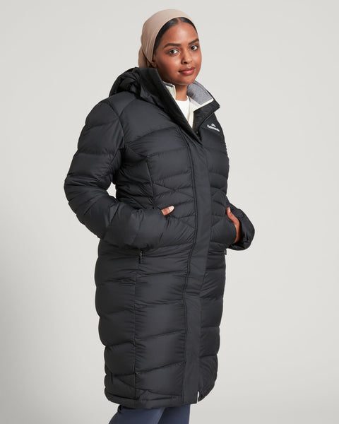 Women's Winterburn Down Parka Jacket Black – Kathmandu AU