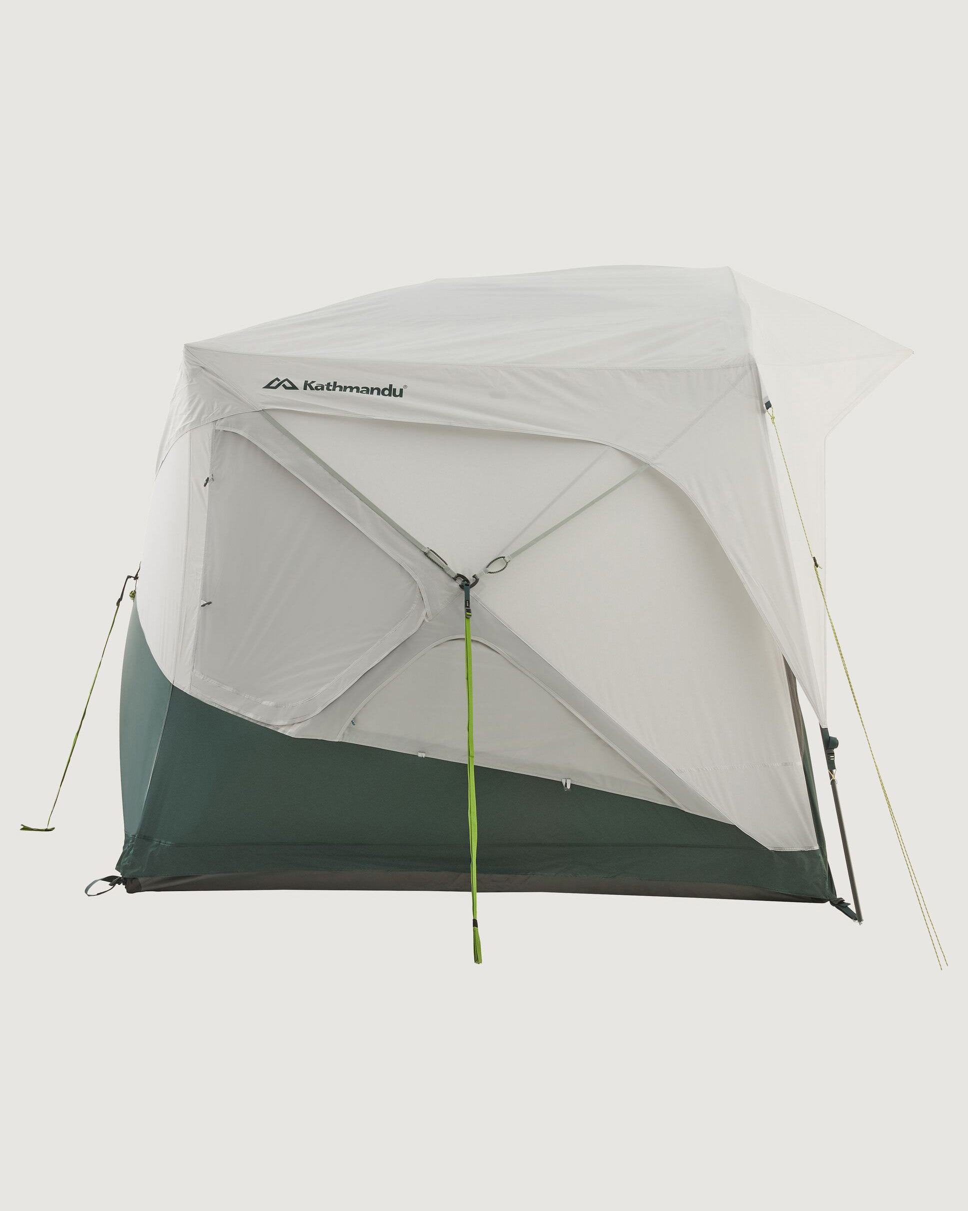Retreat Quick Pitch 2-3 Person Cabin Tent - Silver Grey/Dark