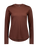 Women's 100% Merino Long Sleeve Crew Top -  Cocoa