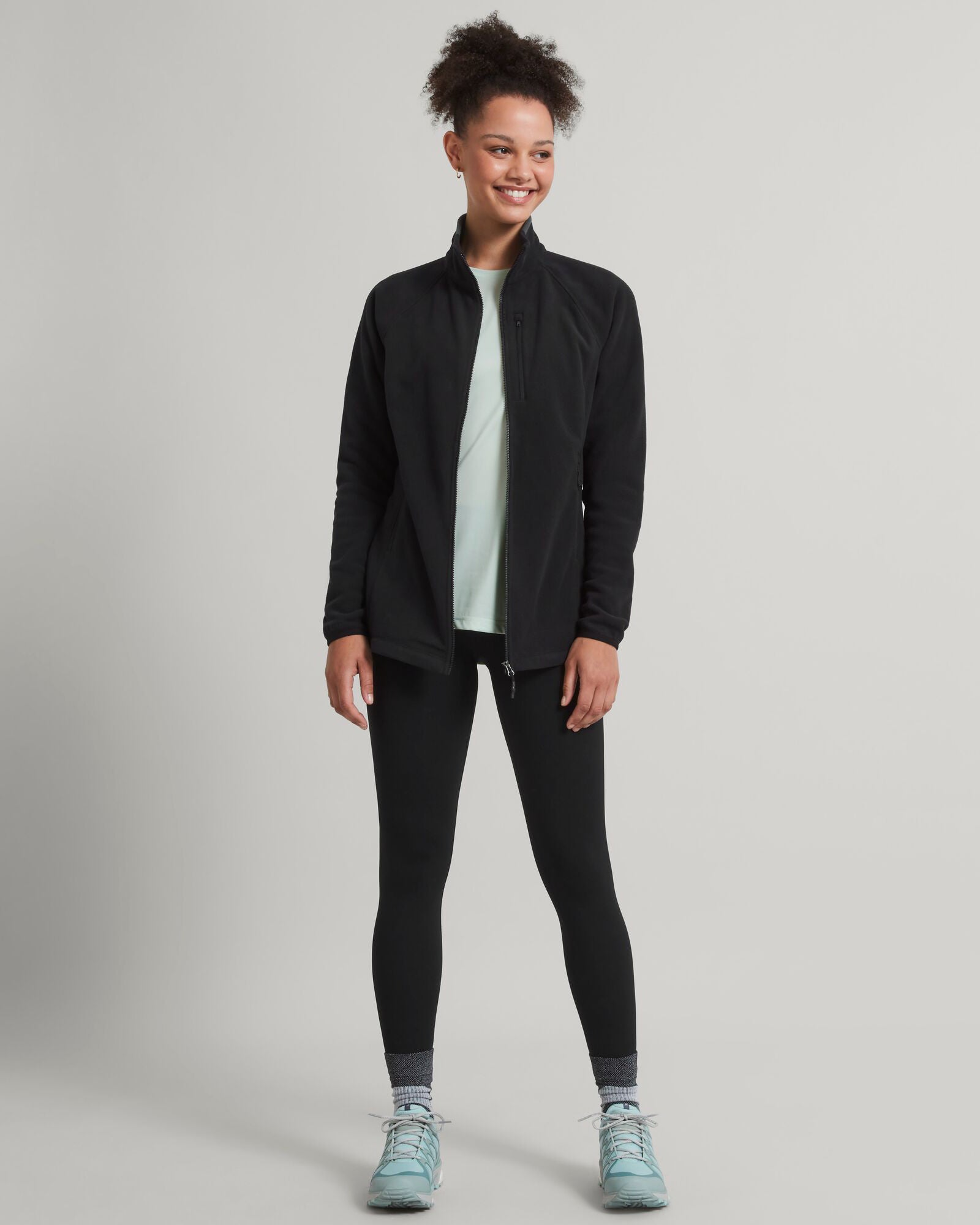 Women's Ridge 100 PrimaLoft Bio Fleece Jacket - Black – Kathmandu AU