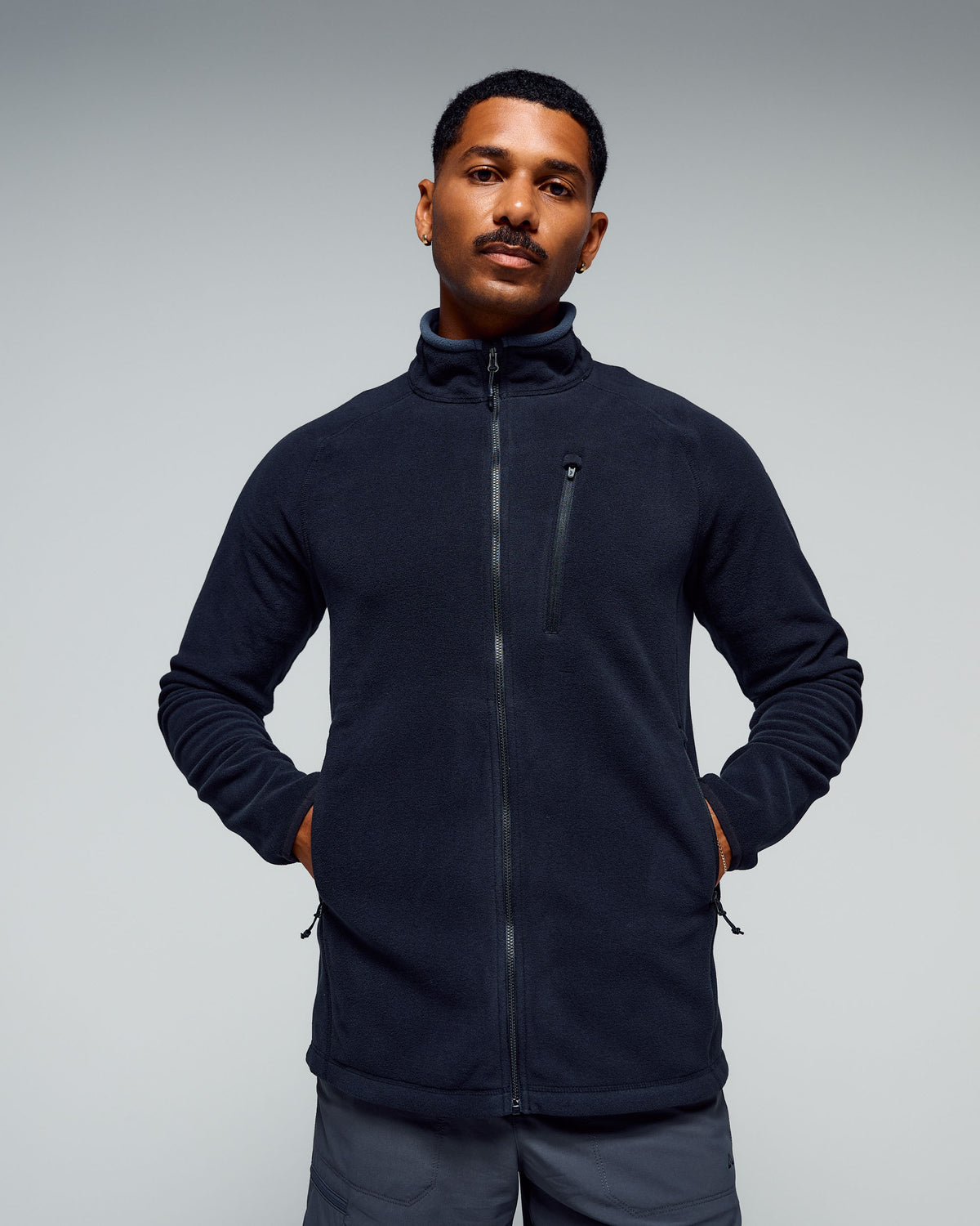 Men's Ridge 100 PrimaLoft Bio Fleece Jacket - Black – Kathmandu AU