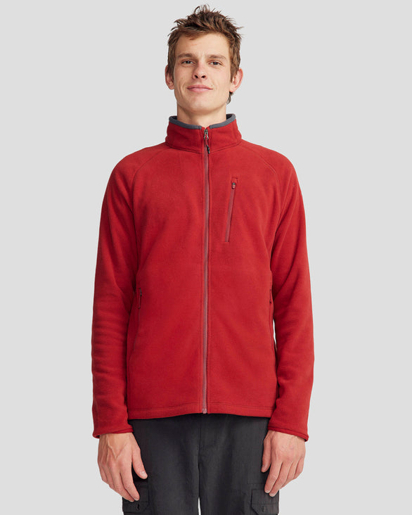 Men's Ridge 100 PrimaLoft Bio Fleece Jacket Pinot – Kathmandu AU