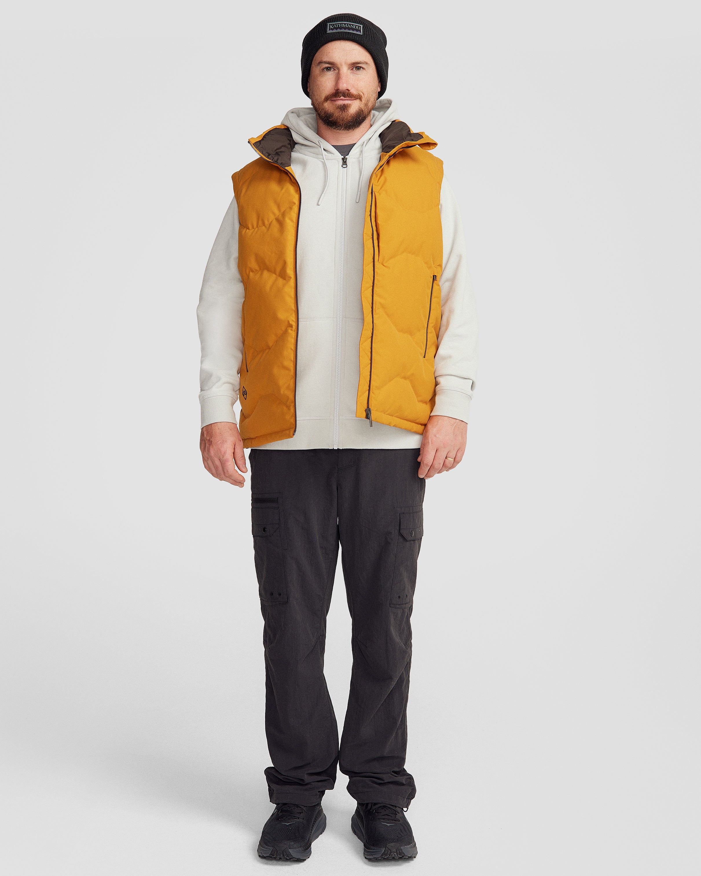Men's Frisco X Down Vest - Golden Oak – Kathmandu AU
