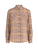 Carrillon Women's HF Long Sleeve Shirt - Taupe/Lolly Check