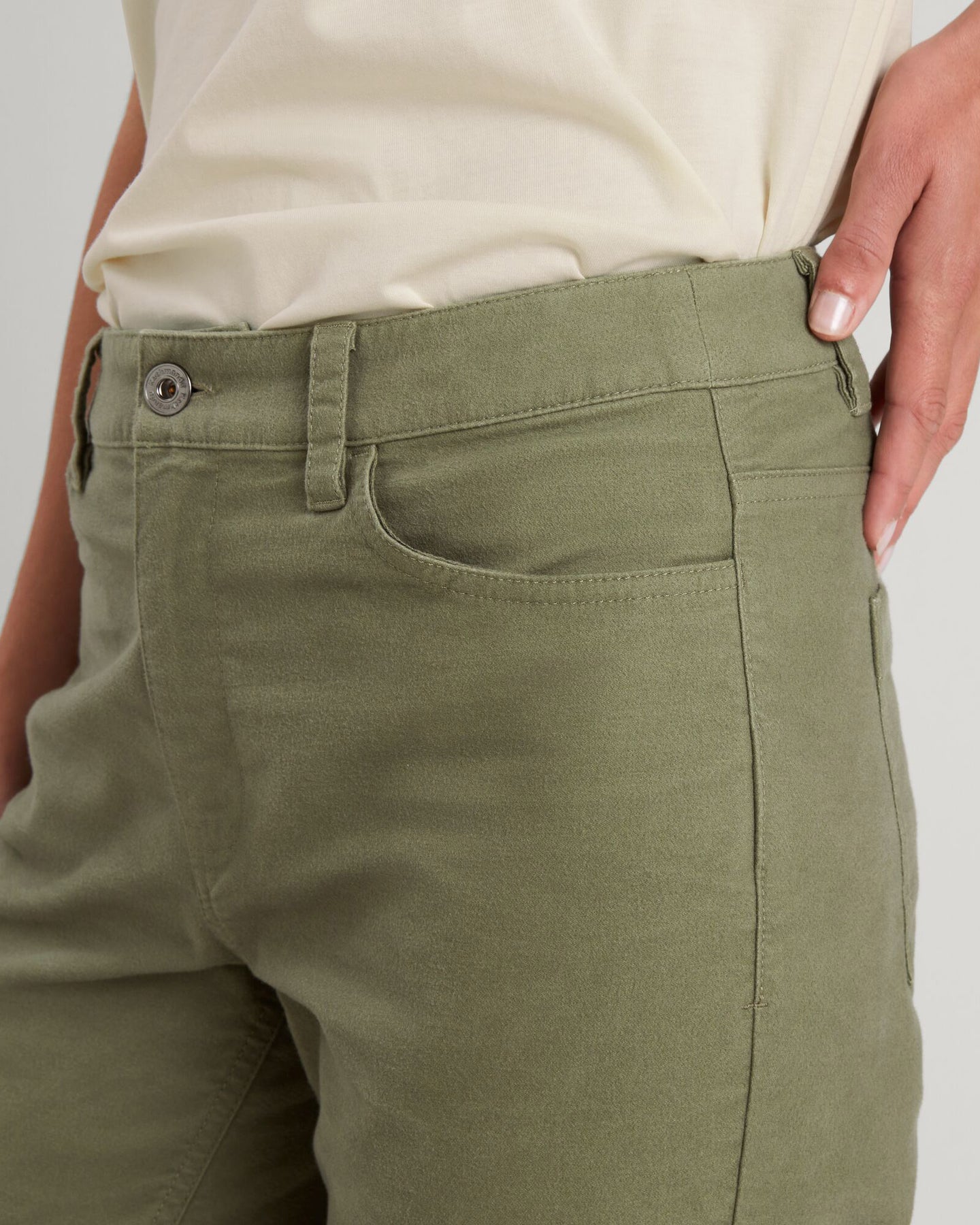 moleskin slight flare pants