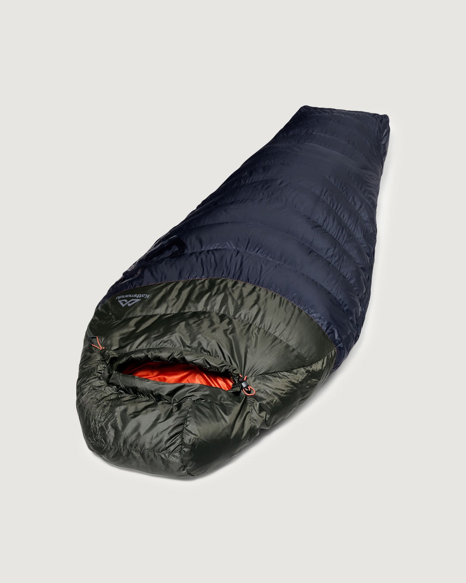 Zenter -3°C Down Sleeping Bag - Regular - Black Stingray/Dark Moss