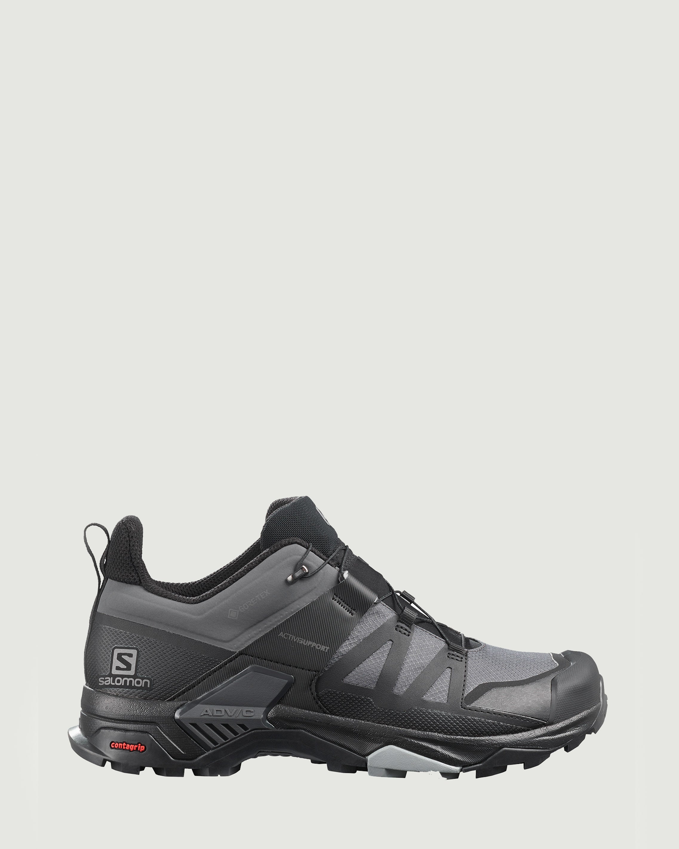 靴 X ULTRA 4 WIDE GTX Magnet/Black/Monument Men's Salomon X Ultra 4 GTX Hiking Shoes - Wide - Magnet