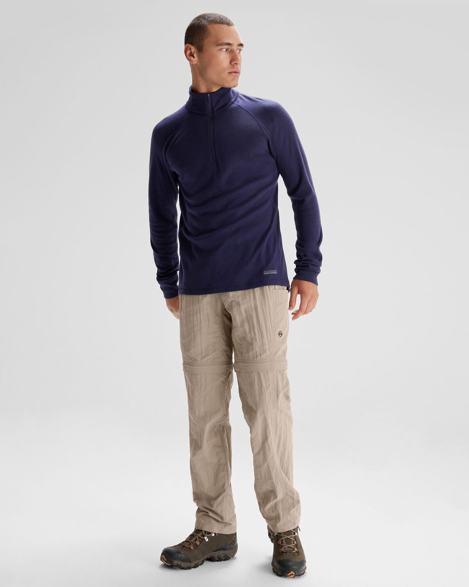 Men's K-Merino 250 Quarter Zip Long Sleeve - Dark Horizon