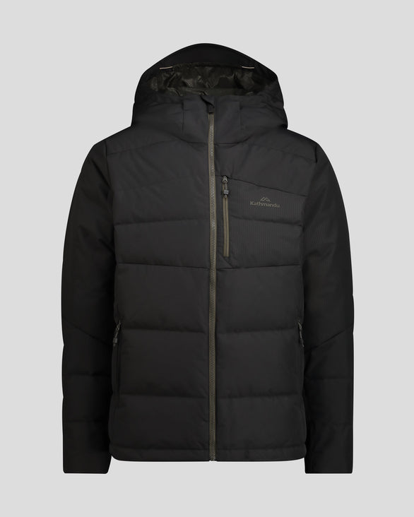 Men's PWDR-Days Down Snow Jacket Black Stingray – Kathmandu AU