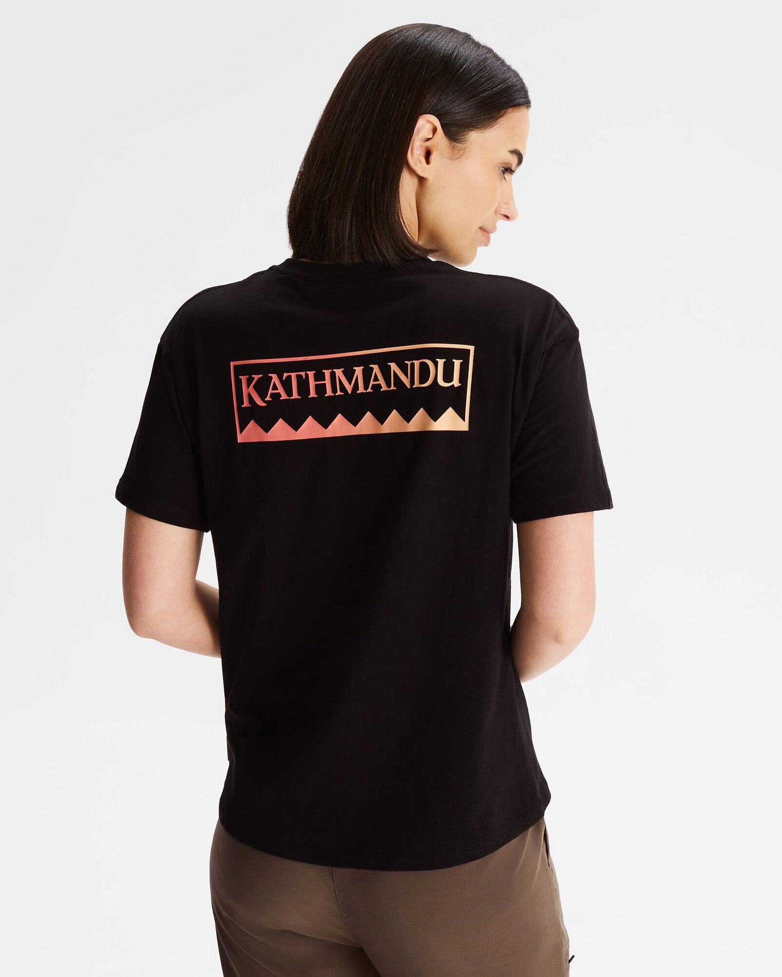 Women's Heritage Organic Cotton T-shirt - Black – Kathmandu AU