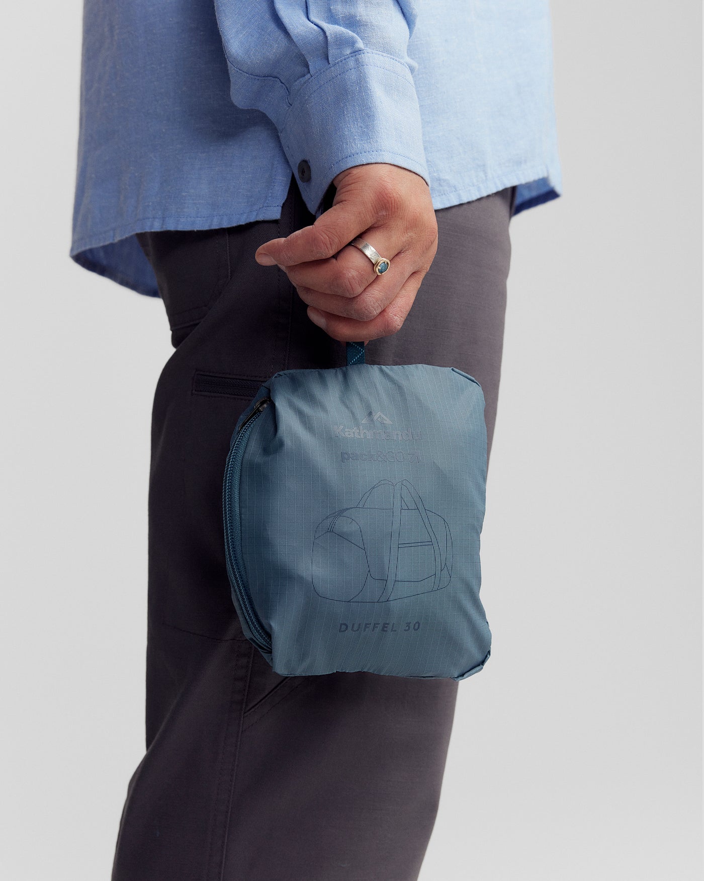 Pack&Go Duffel - Washed Blue