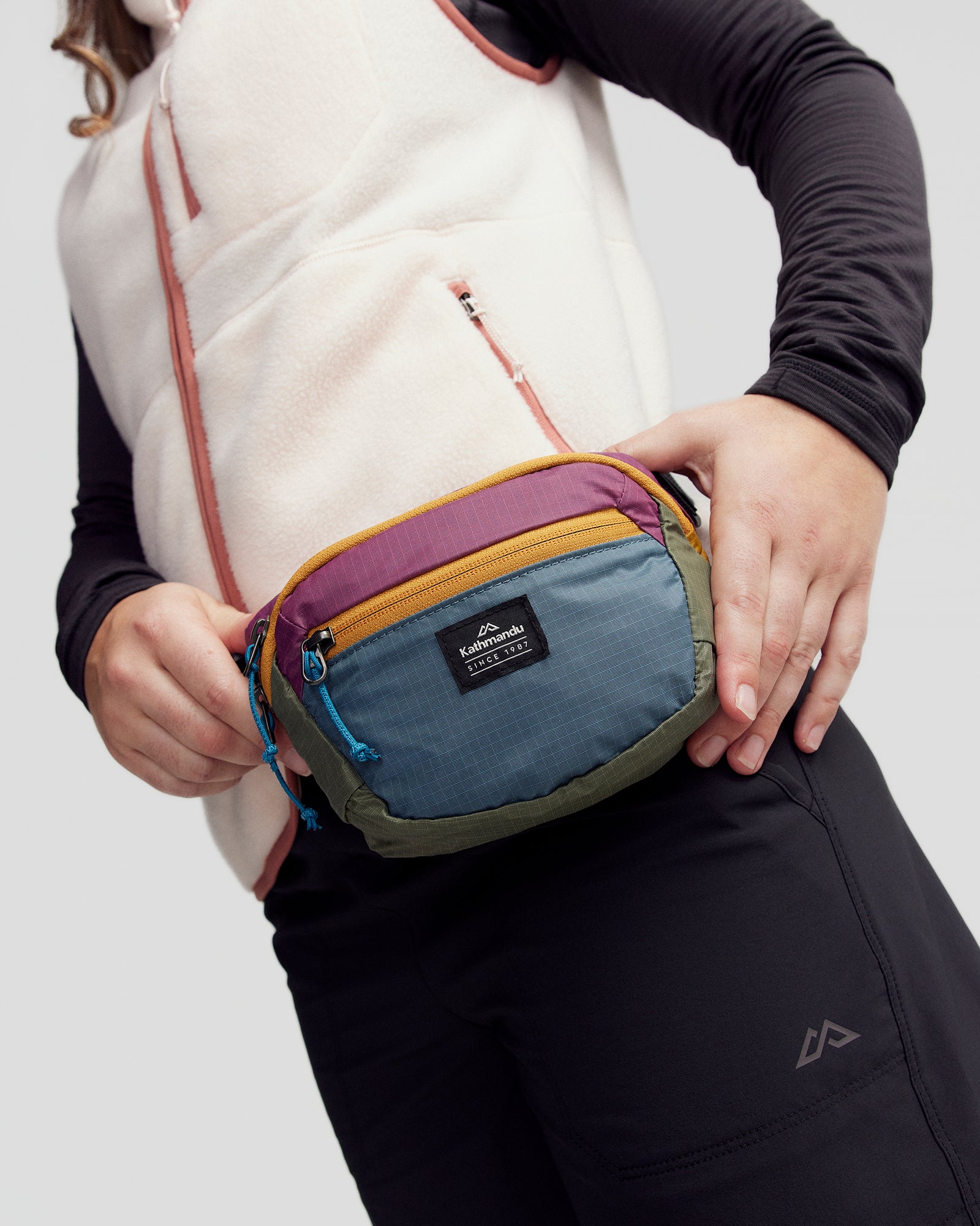 Pack&Go Pouch - Washed Blue/Washed Berry