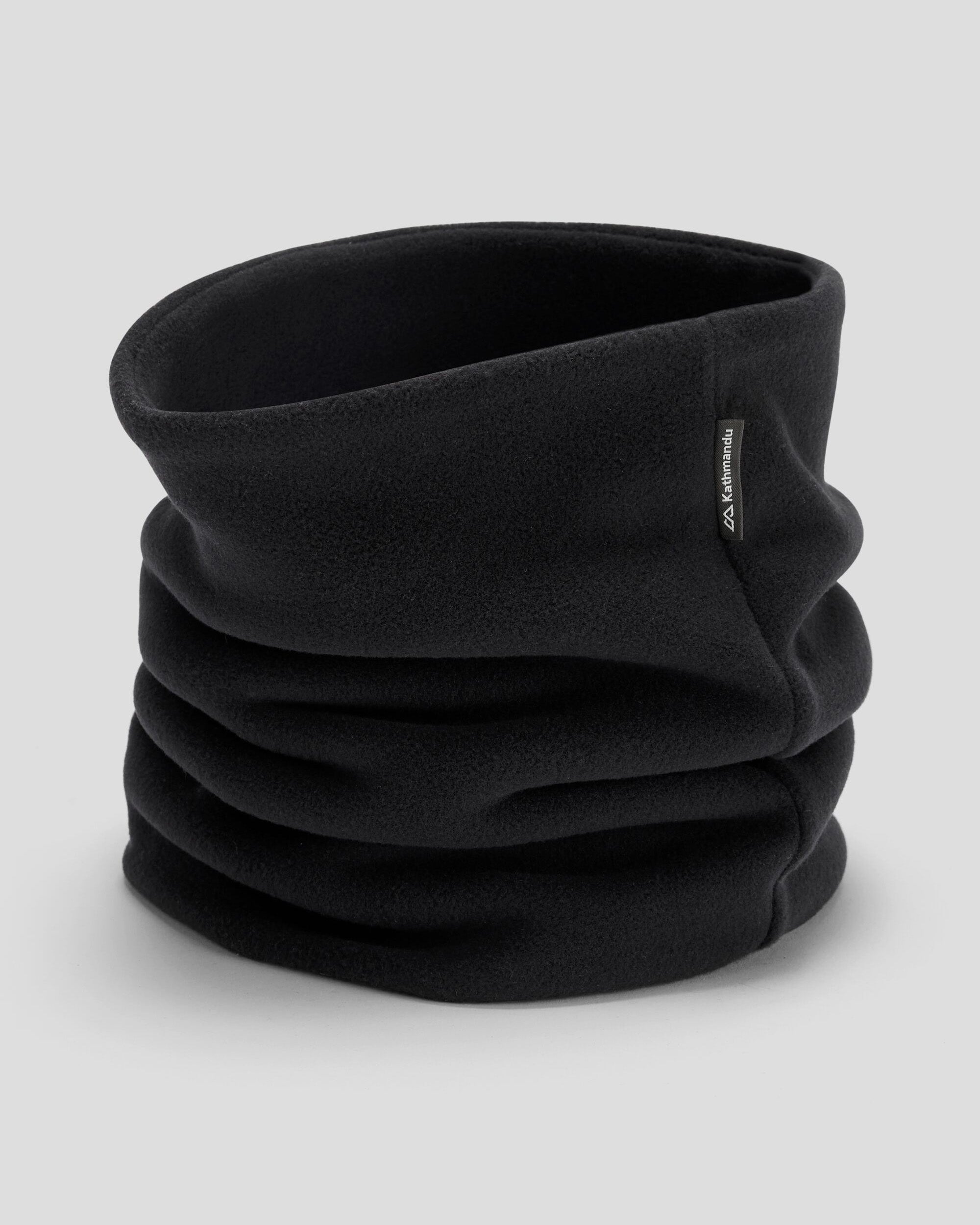 Ridge 100 PrimaLoft® Bio Fleece Neck Gaiter - Black – Kathmandu AU