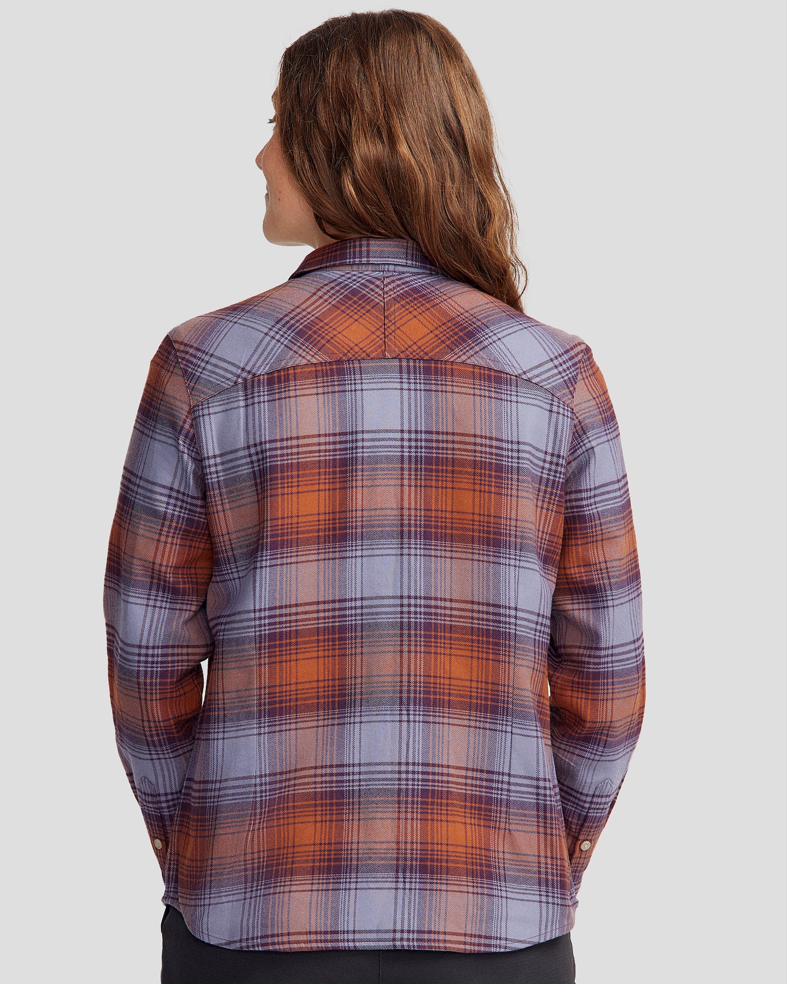 Women's Carrillon HF Long Sleeve Shirt  - Shadow Plaid Haze