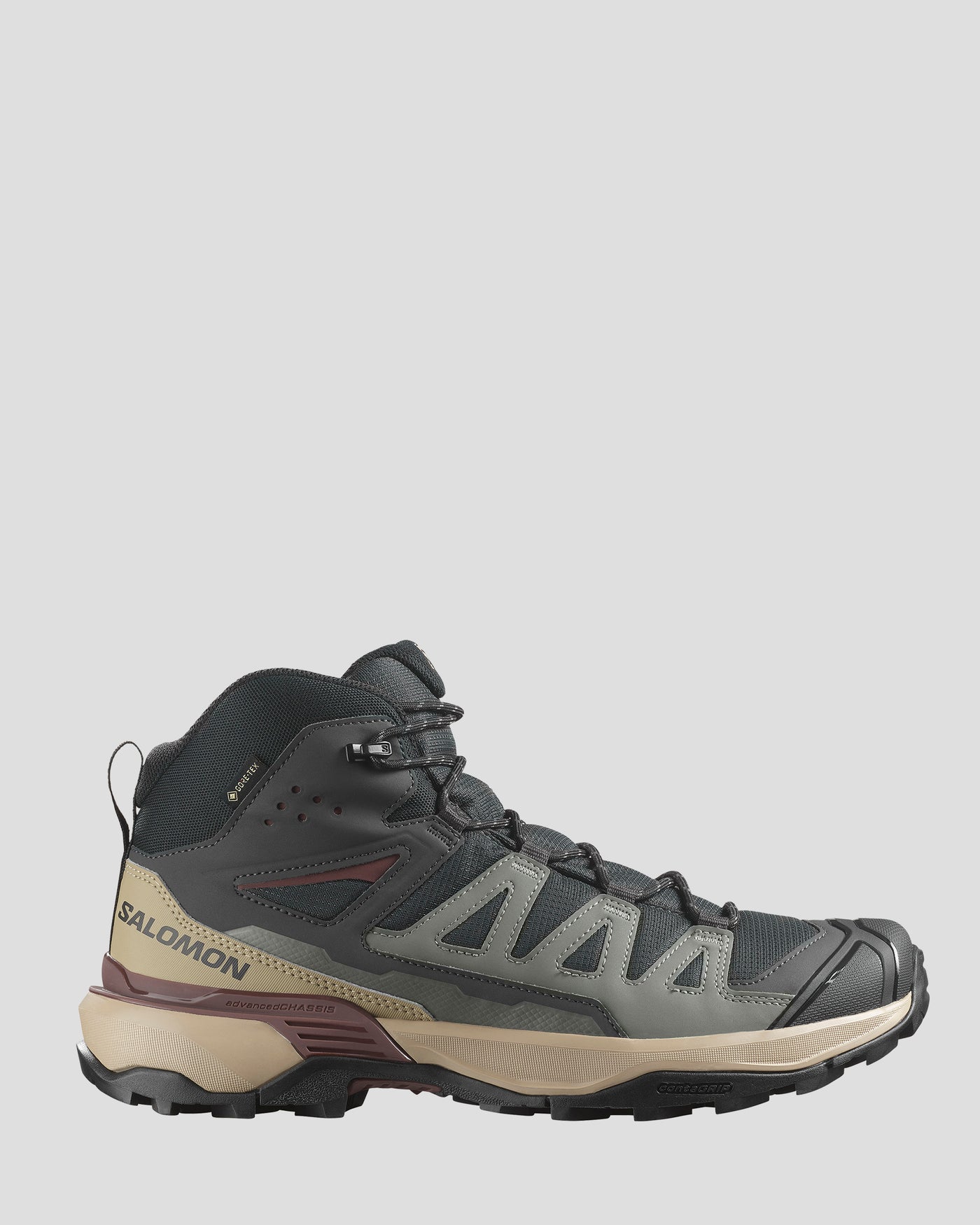 Men's X ULTRA 360 MID GORE-TEX Boots - Phantom / Desert Tan / Rum Raisin