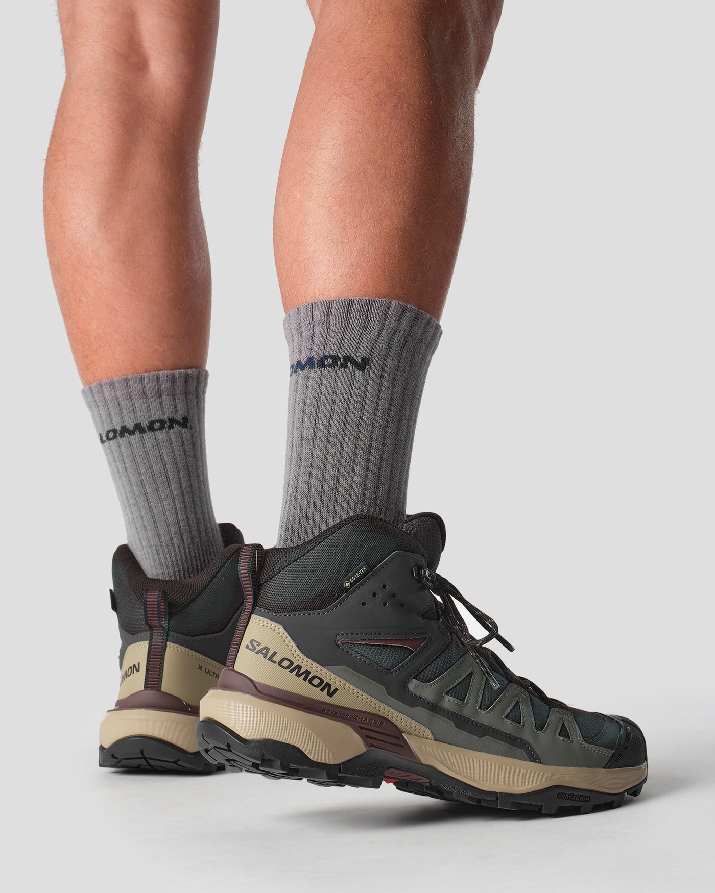 Men's X ULTRA 360 MID GORE-TEX Boots - Phantom / Desert Tan / Rum Raisin