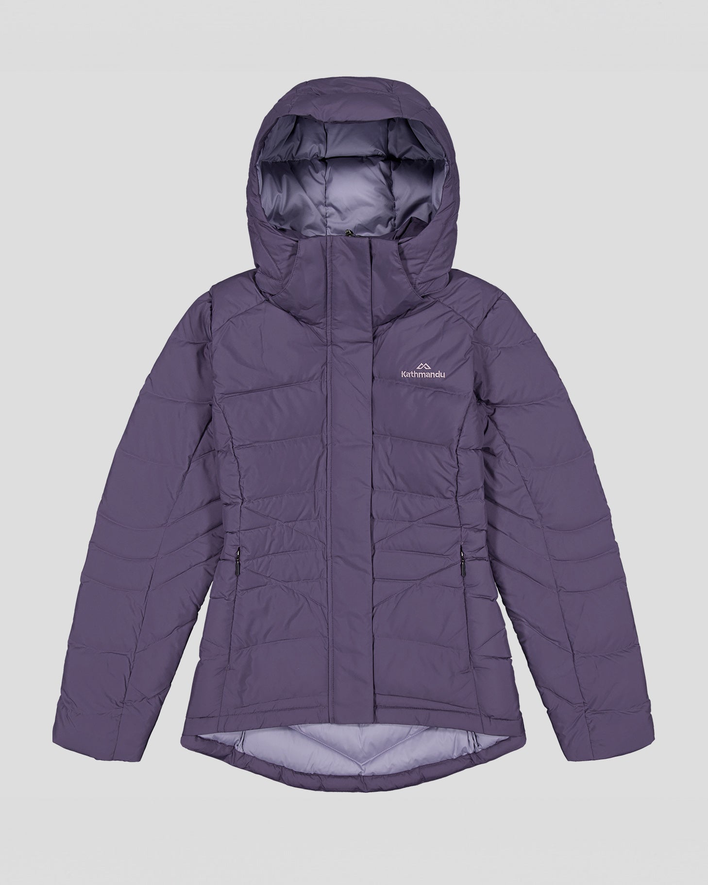 Hooded Down Jacket Kathmandu Duck Down 550 Fill Power Kathmandu