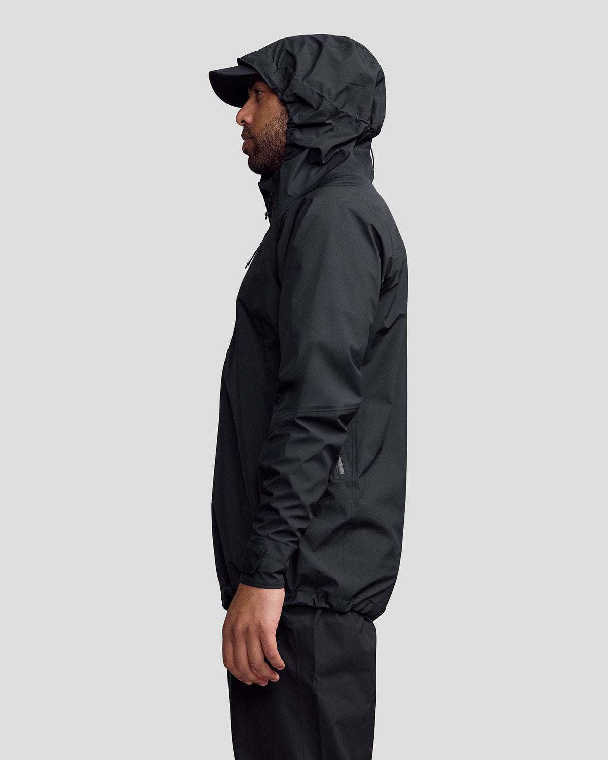 Men's Ridge 3L GORE-TEX Rain Jacket - Black Stingray – Kathmandu AU