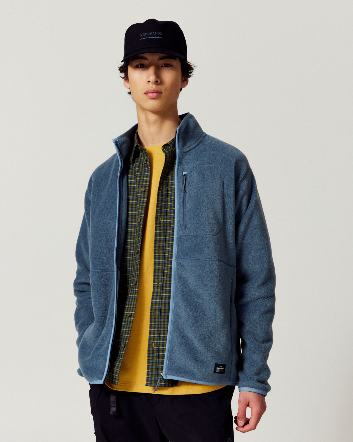 Men's Trailhead Fleece Jacket - Steel Blue
