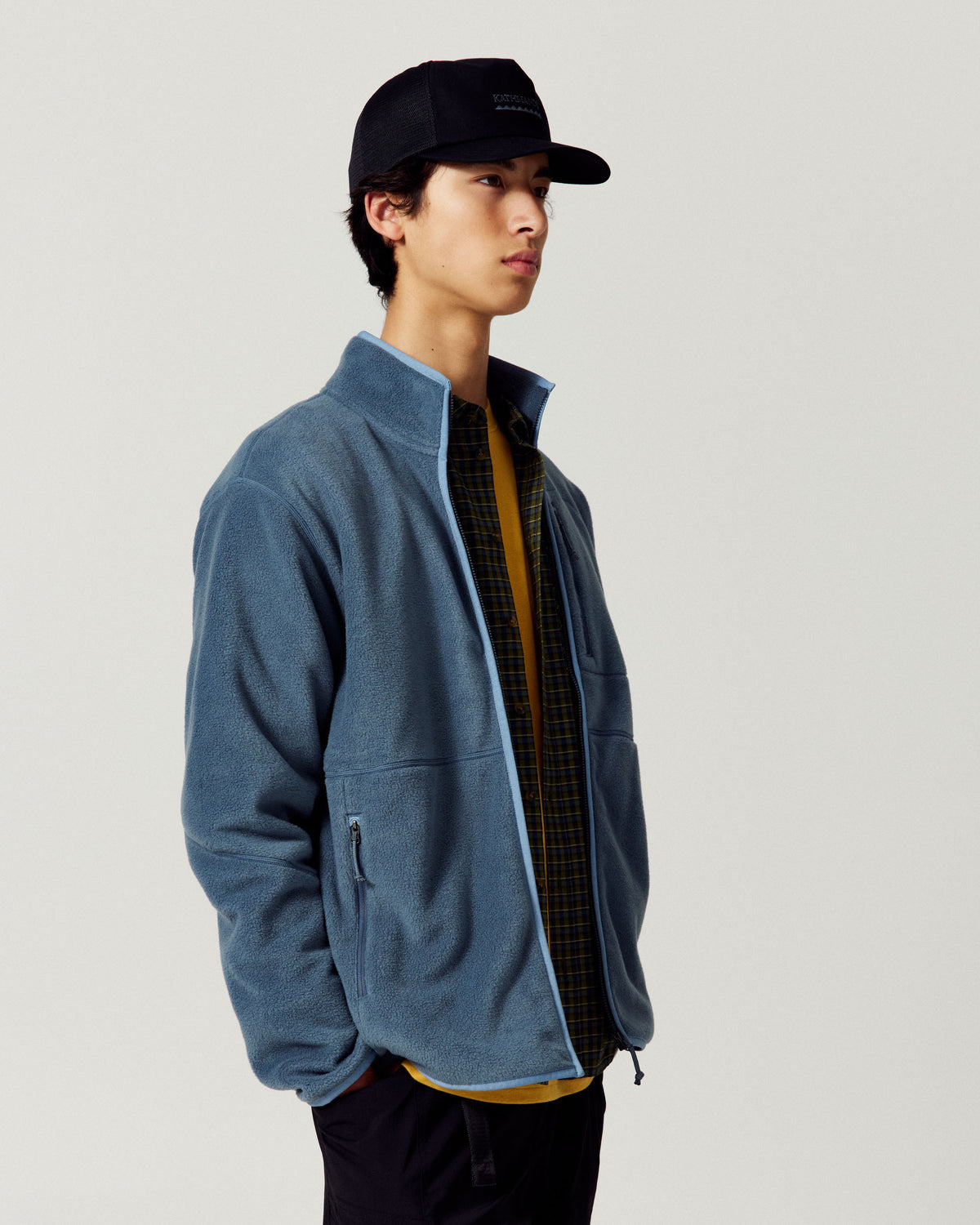 Men's Trailhead Fleece Jacket - Steel Blue