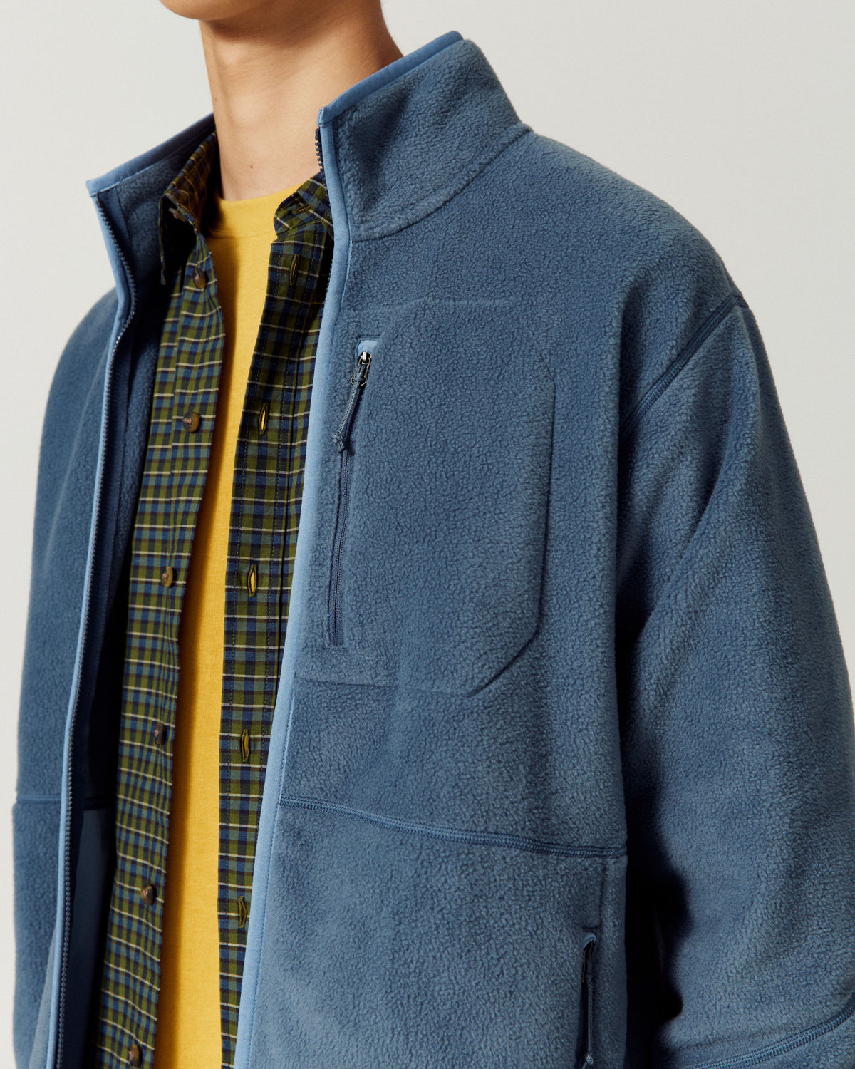 Men's Trailhead Fleece Jacket - Steel Blue