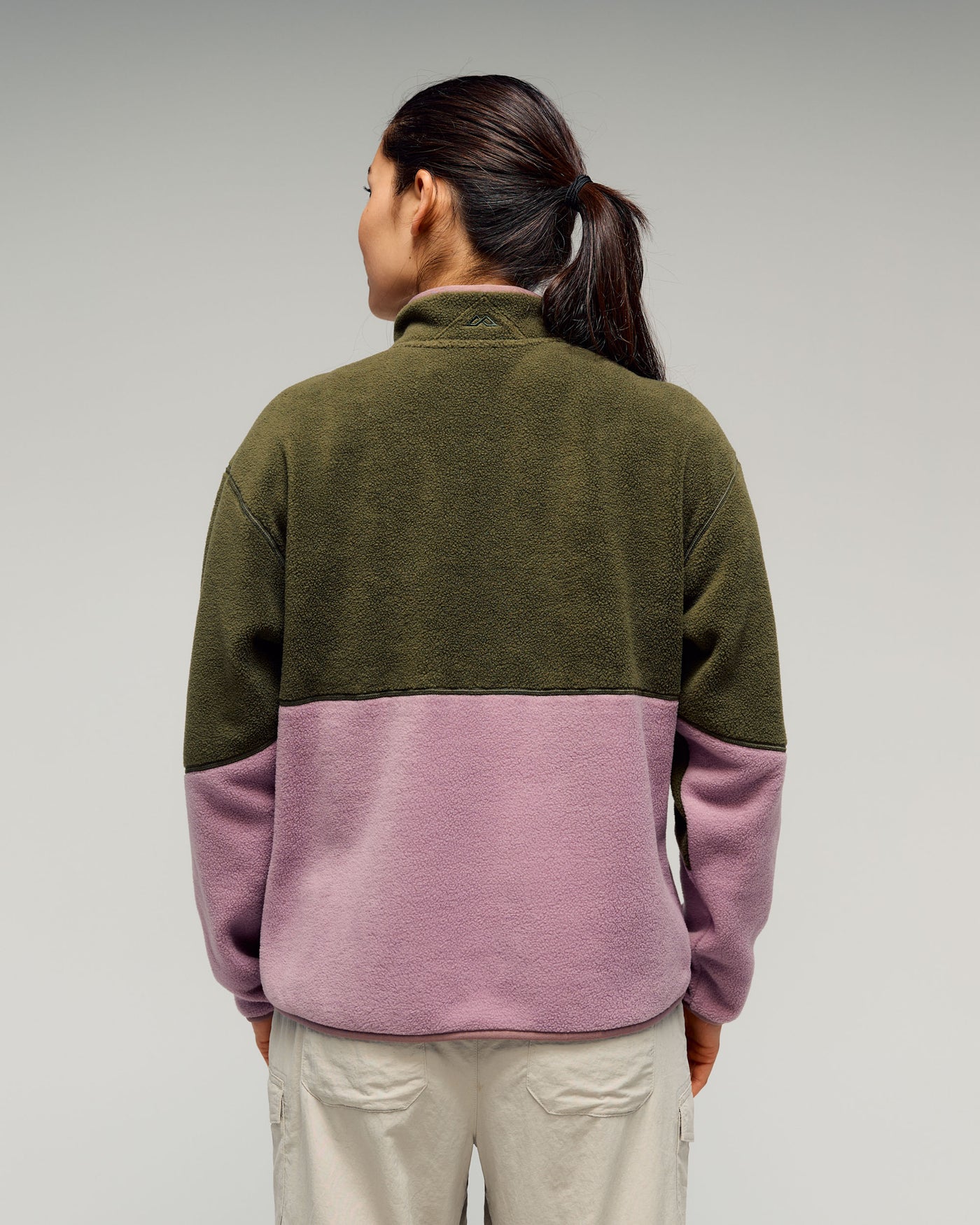 Women's Trailhead Fleece 1/4 Zip Pullover - Light Moss/Thistle