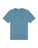 Men's Lizard Organic Cotton T-shirt - Washed Blue