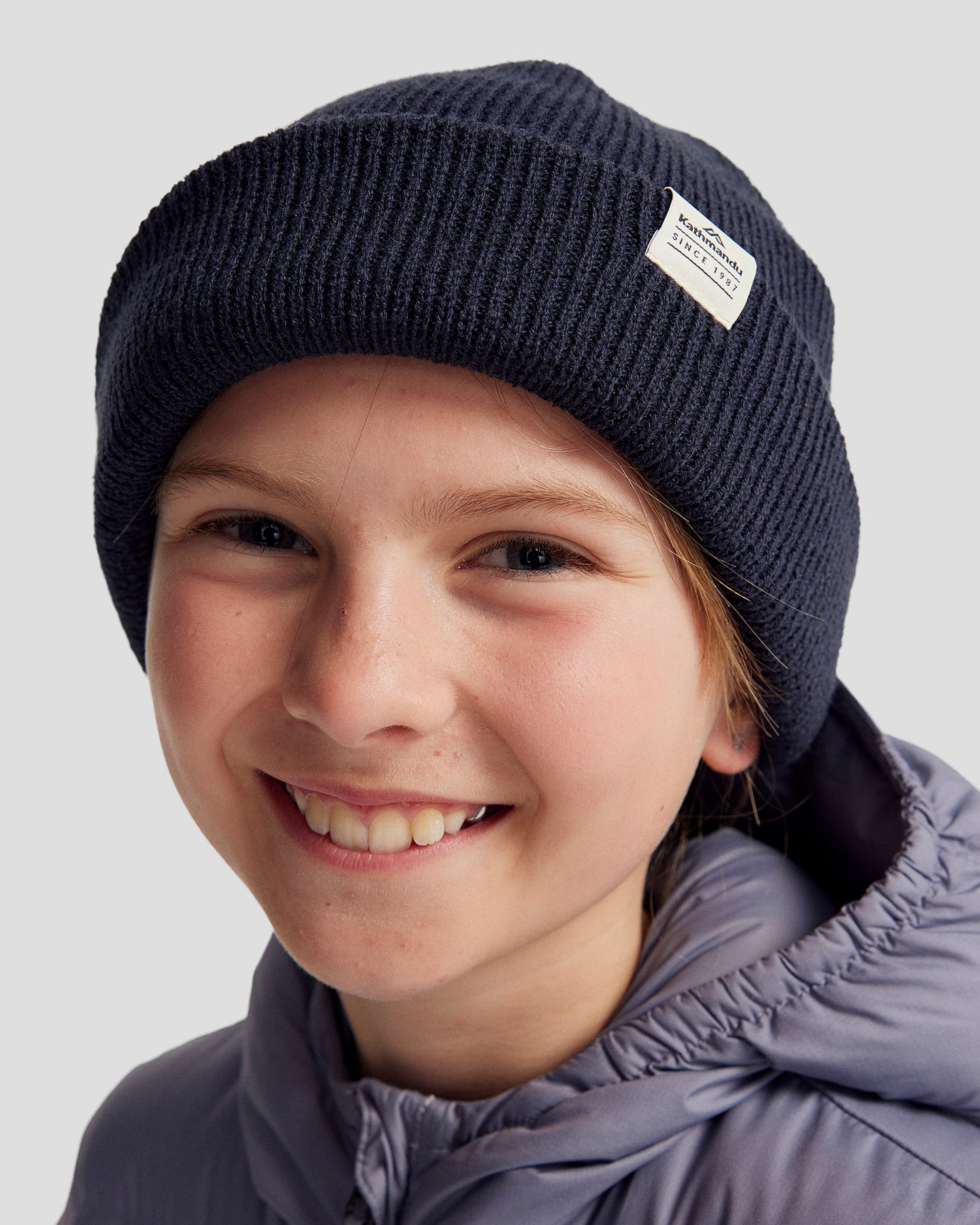Maximo Kids-Beanie Short Berretto Bambina In Cotone - Verde Scuro, Prodotto In Germania