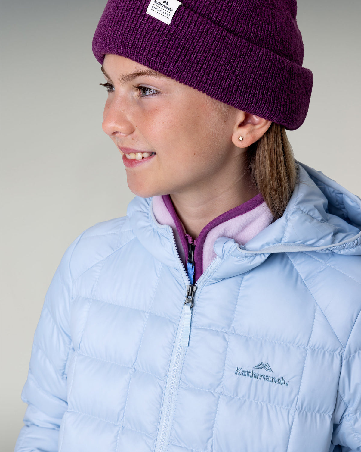 Kids' Heli Insulated Hooded Jacket - Bluebird – Kathmandu AU