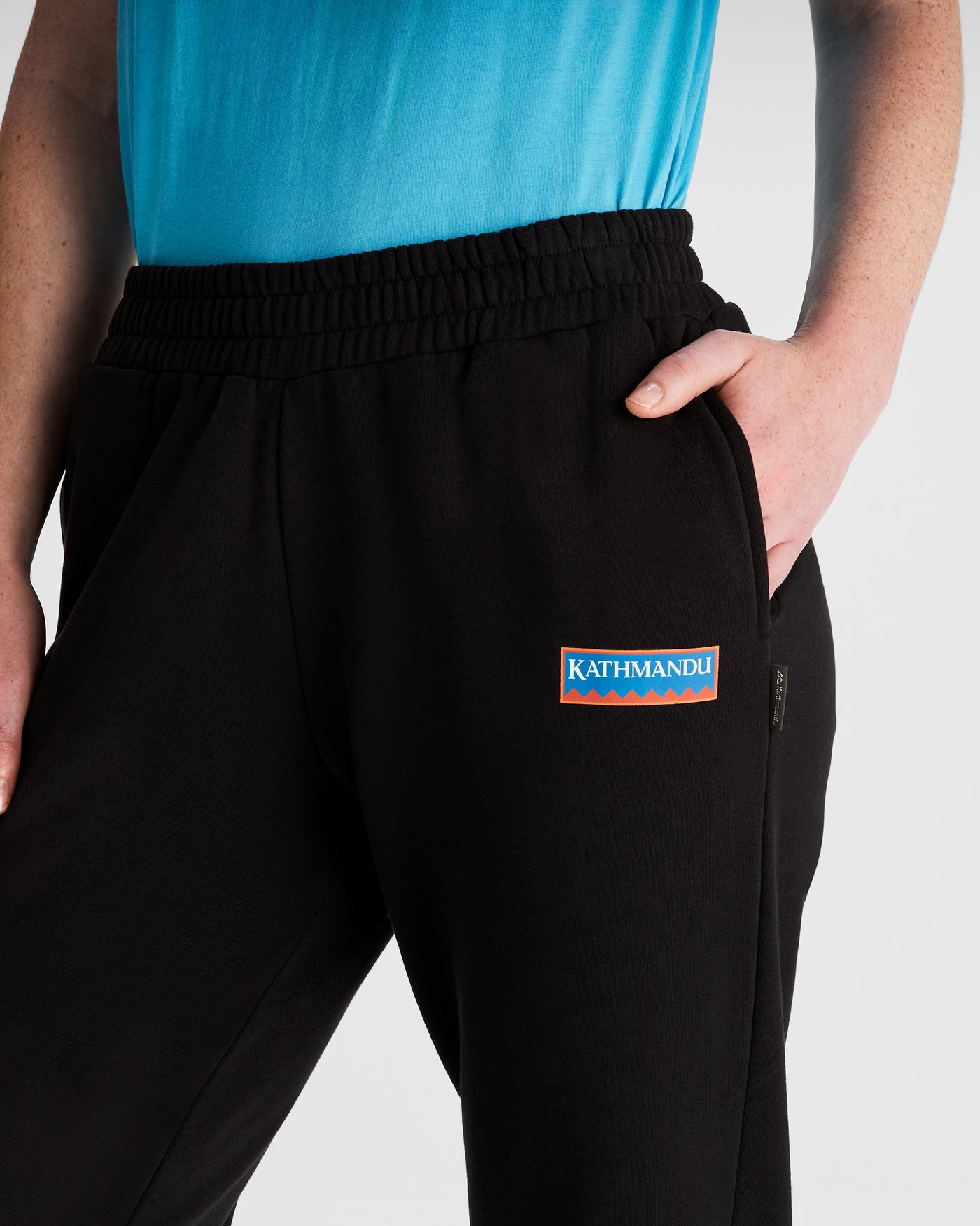 Women's Heritage Logo Slouchy LT BB Jogger Pants - Black Stingray
