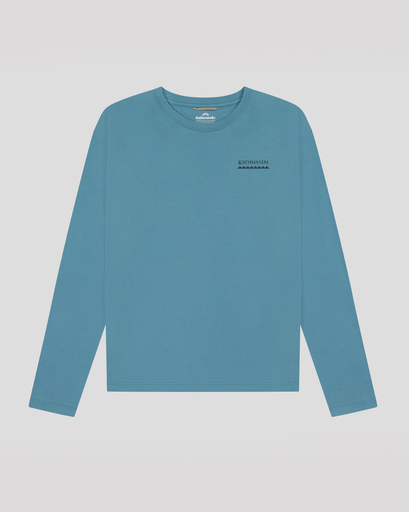 b1132_or3_heritage_logo_womens_organic_cotton_long_sleeve_tee_blue_flatlay_d_1745458673000