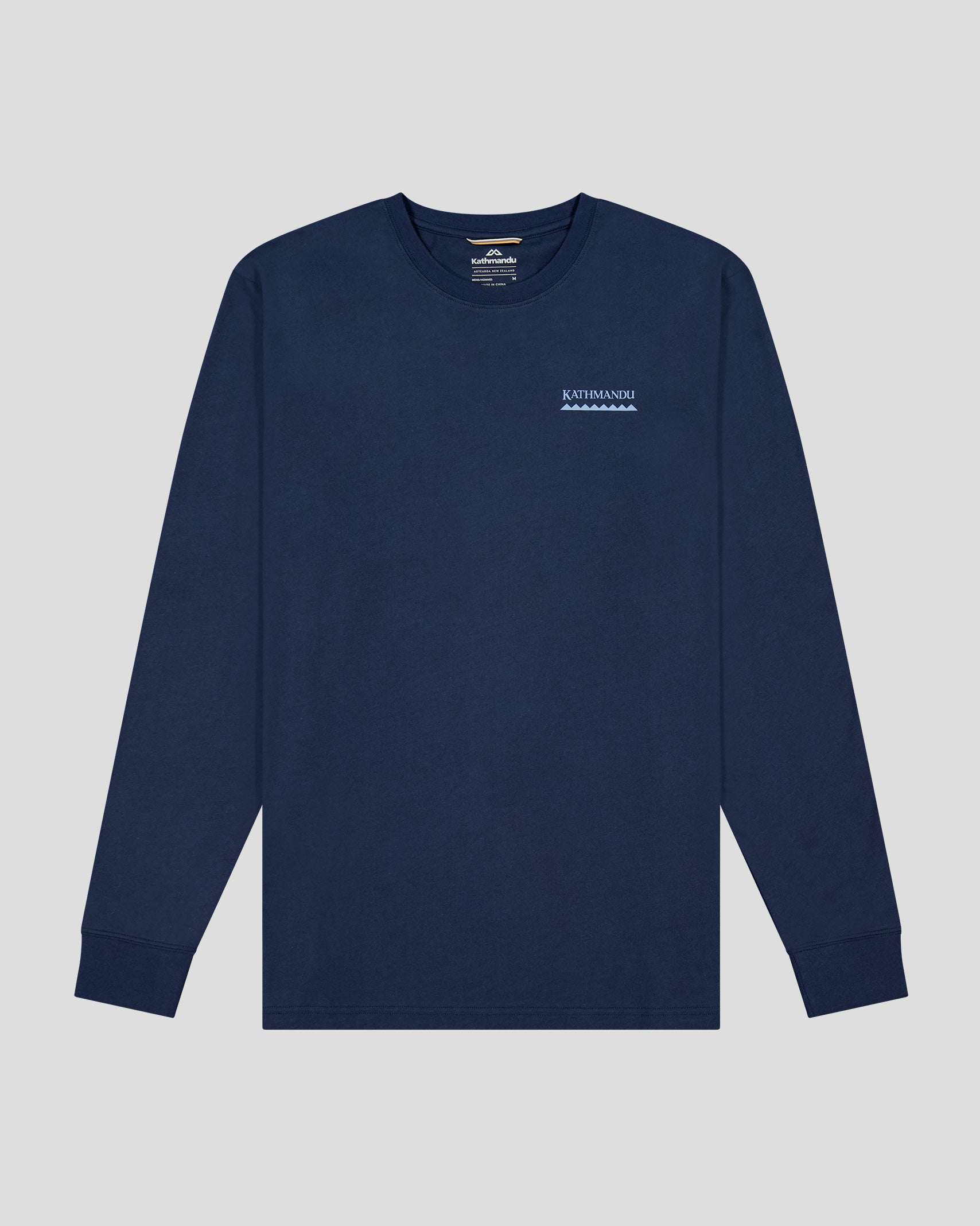 b1133_oje_heritage_logo_mens_organic_cotton_long_sleeve_tee_blue_flatlay_d_1745458673000