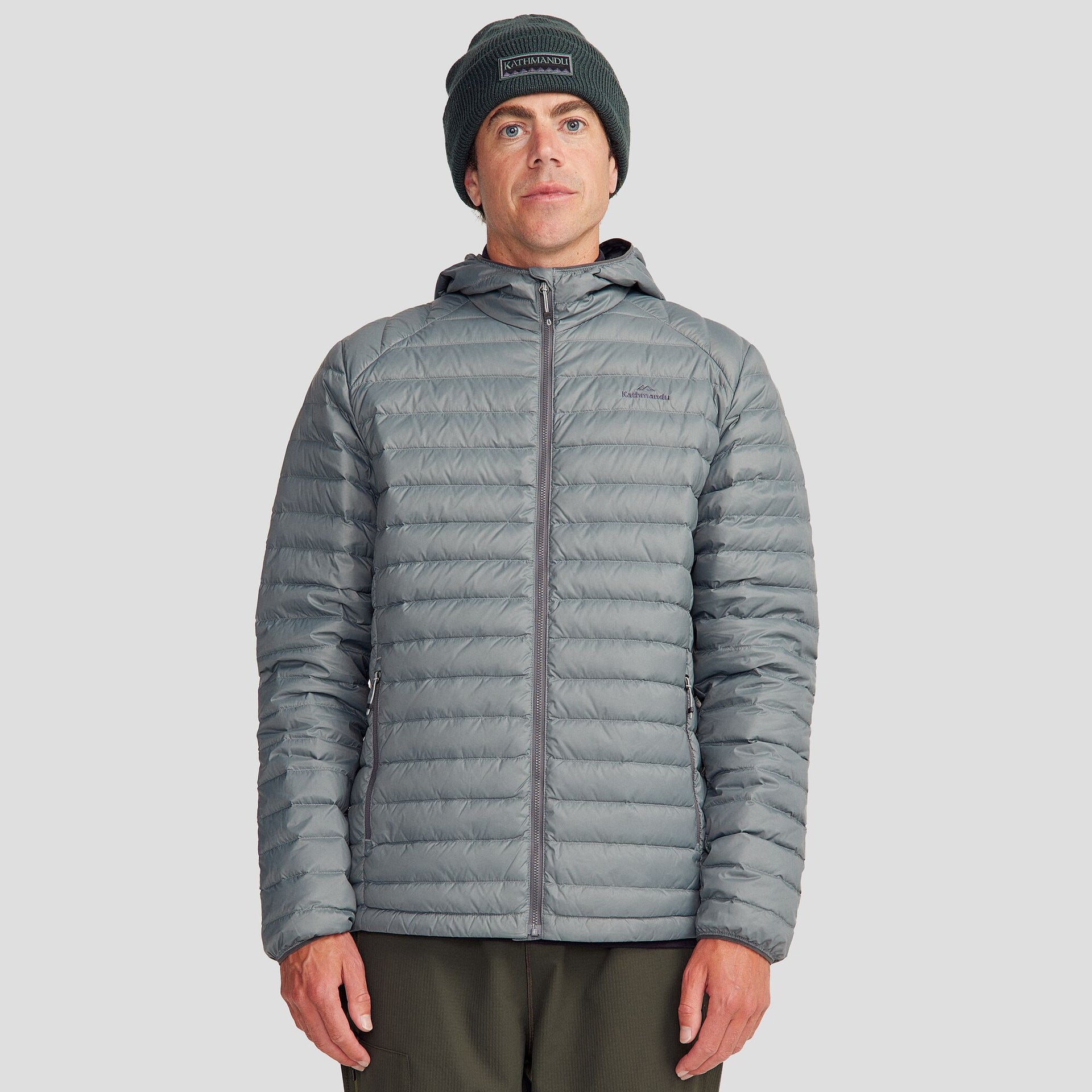 Men's Heli Down Hooded Jacket v3 - Moon