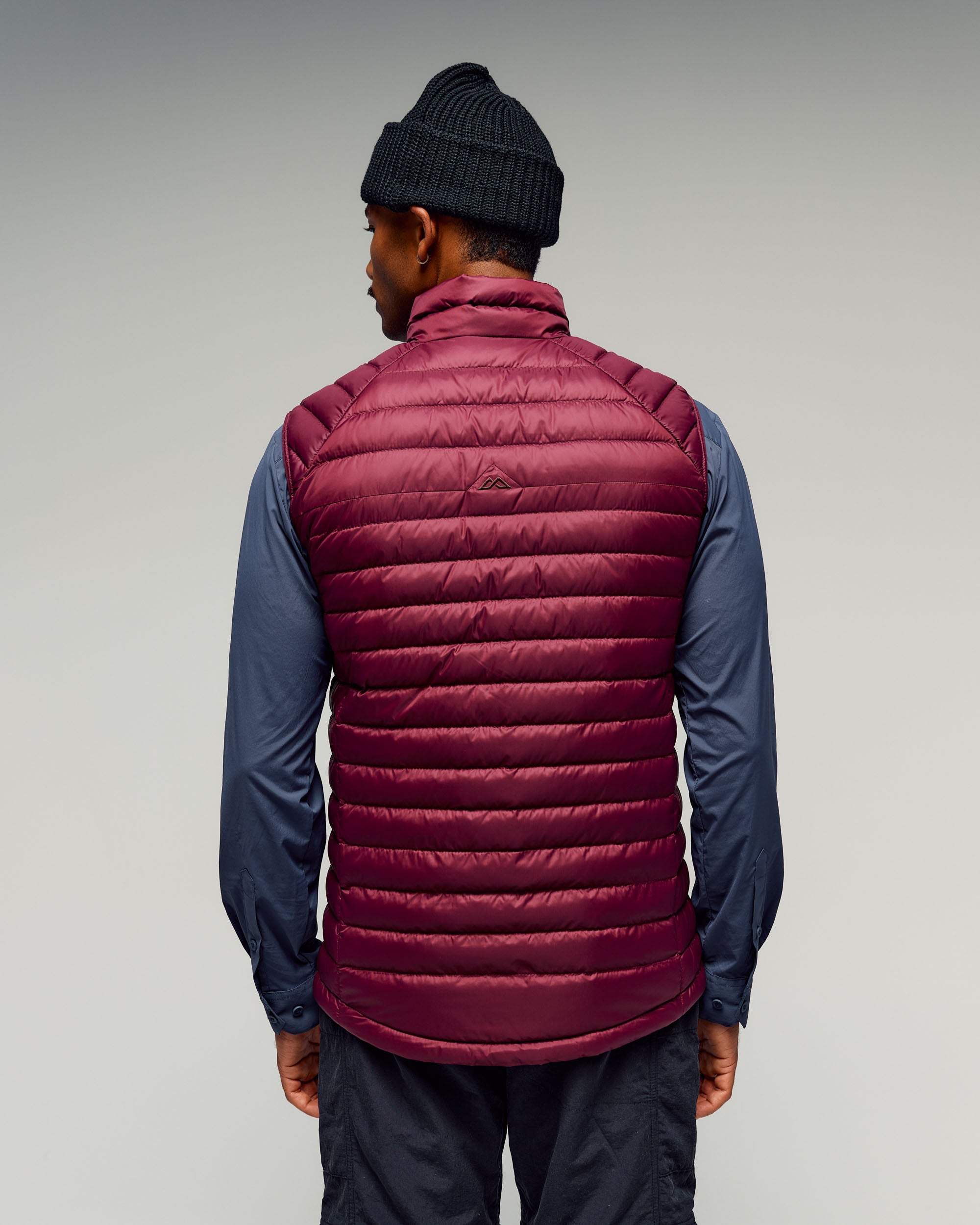 Men's Heli Down Vest v4 - Mulberry – Kathmandu AU