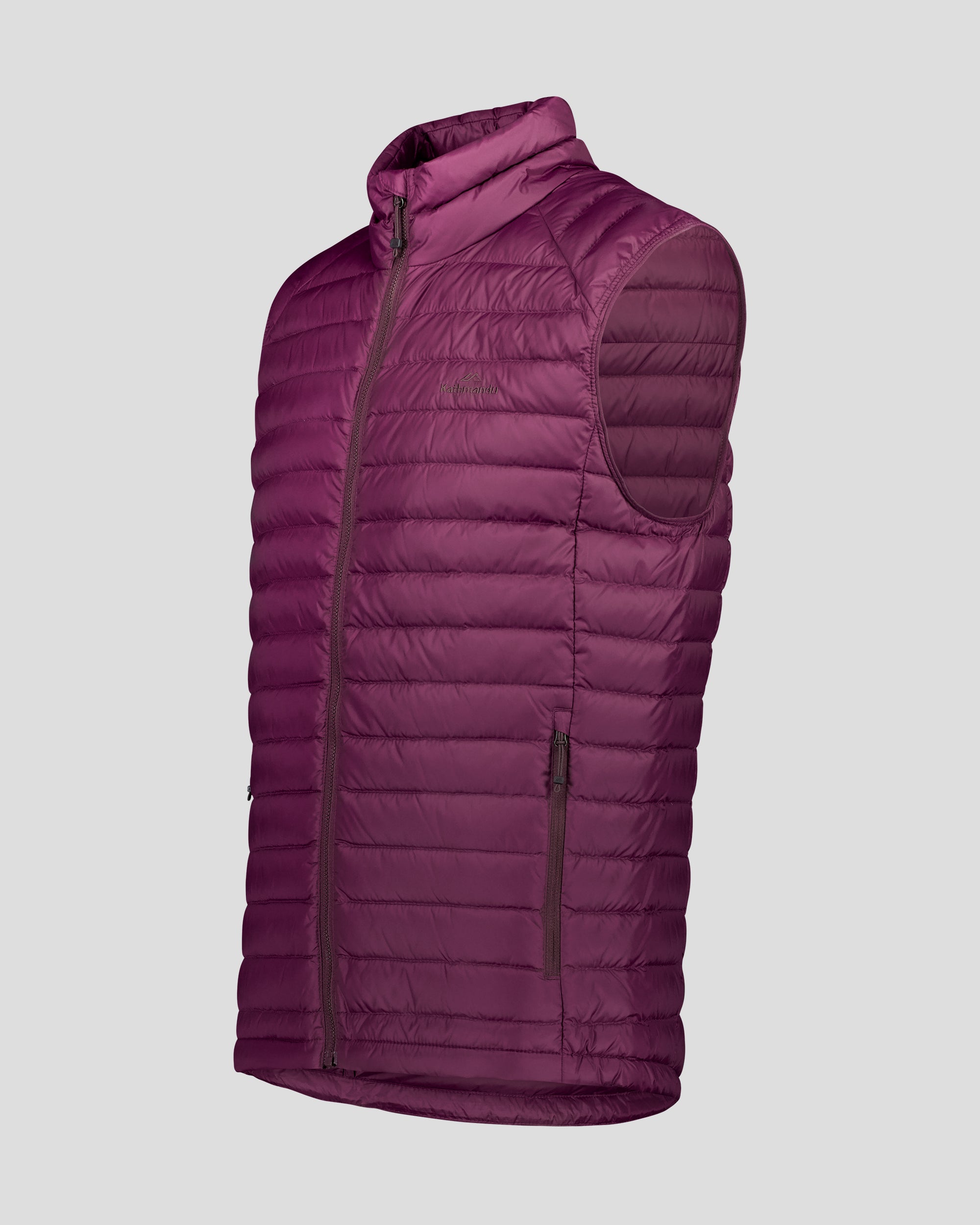 Men's Heli Down Vest v4 - Mulberry – Kathmandu AU
