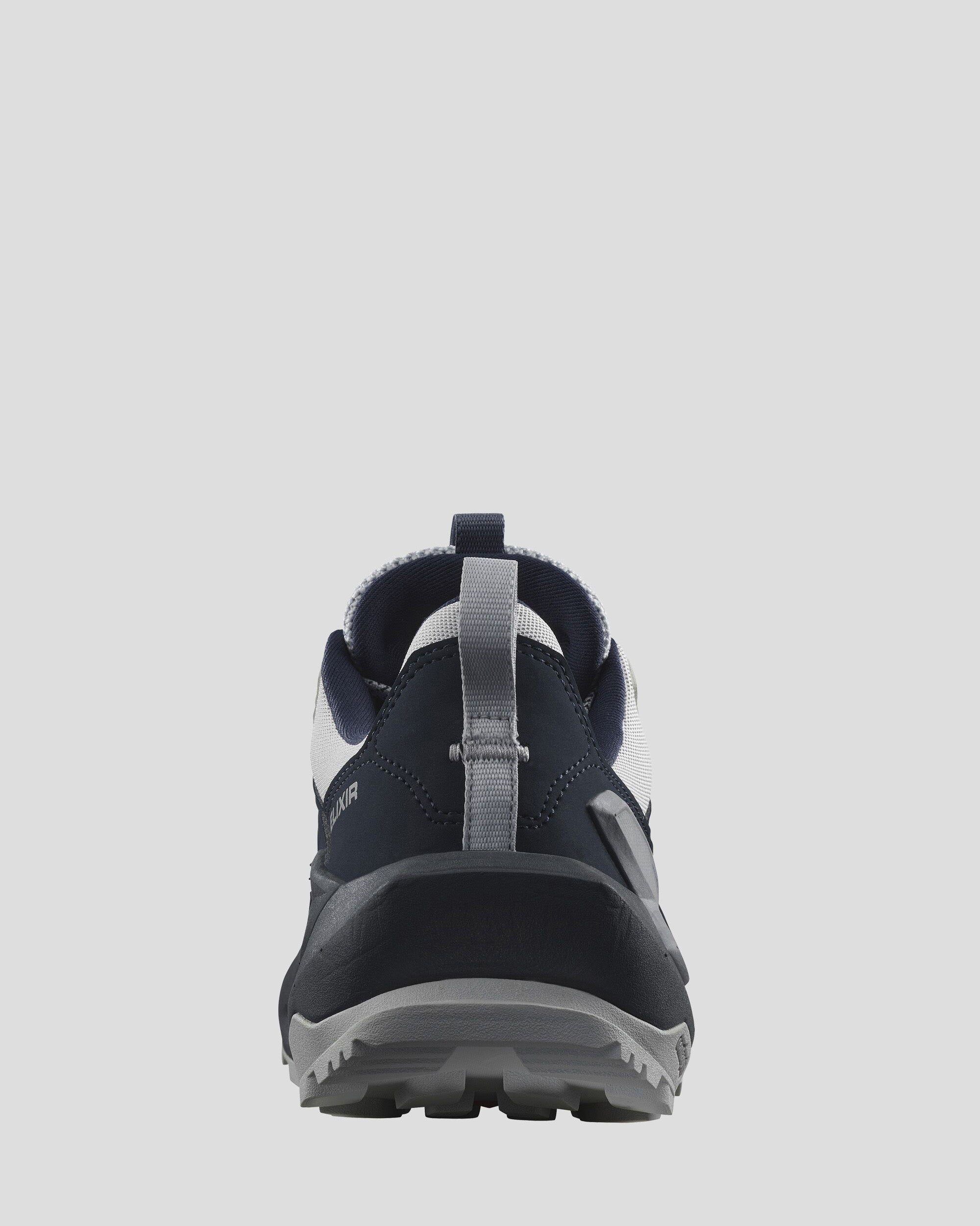 Women's Salomon Elixir GTX Hiking Shoes - Carbon/Pearl Blue