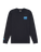 Men's Mountain Triptych Organic Cotton Long Sleeve T-shirt - Black Stingray