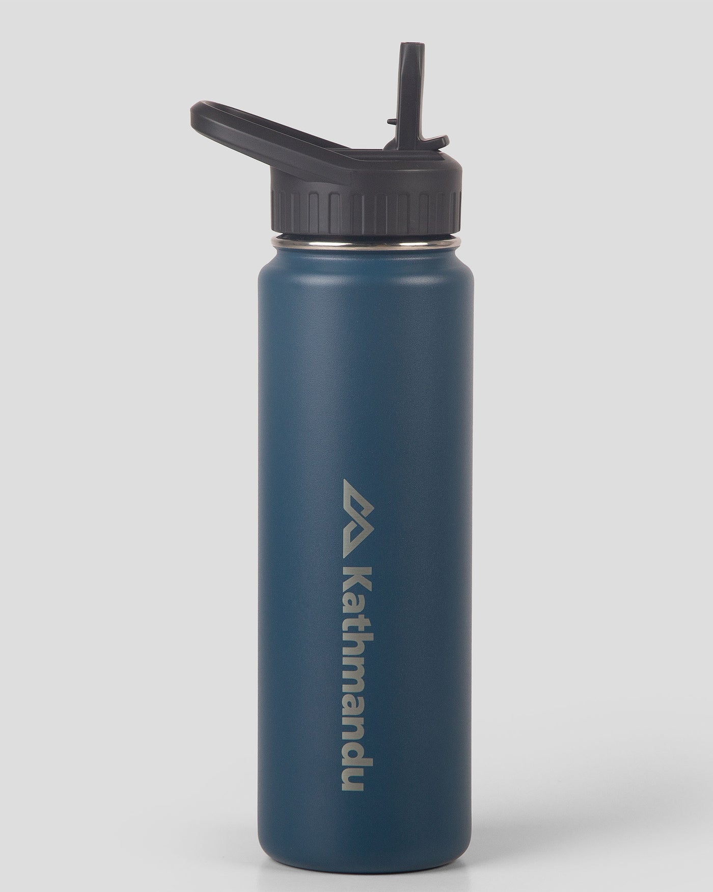 Straw Lid Insulated Bottle - Pure Navy