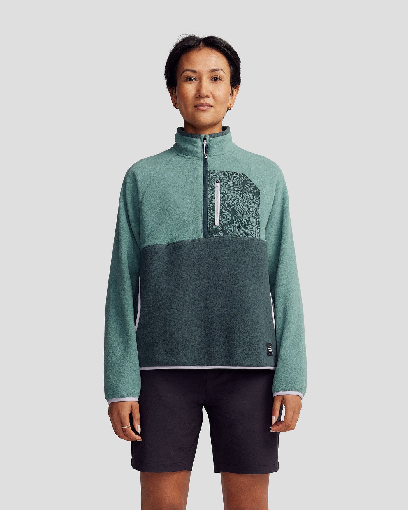Women’s Trailhead Fleece Lightweight Pullover  -  Light Forest/Deep Forest