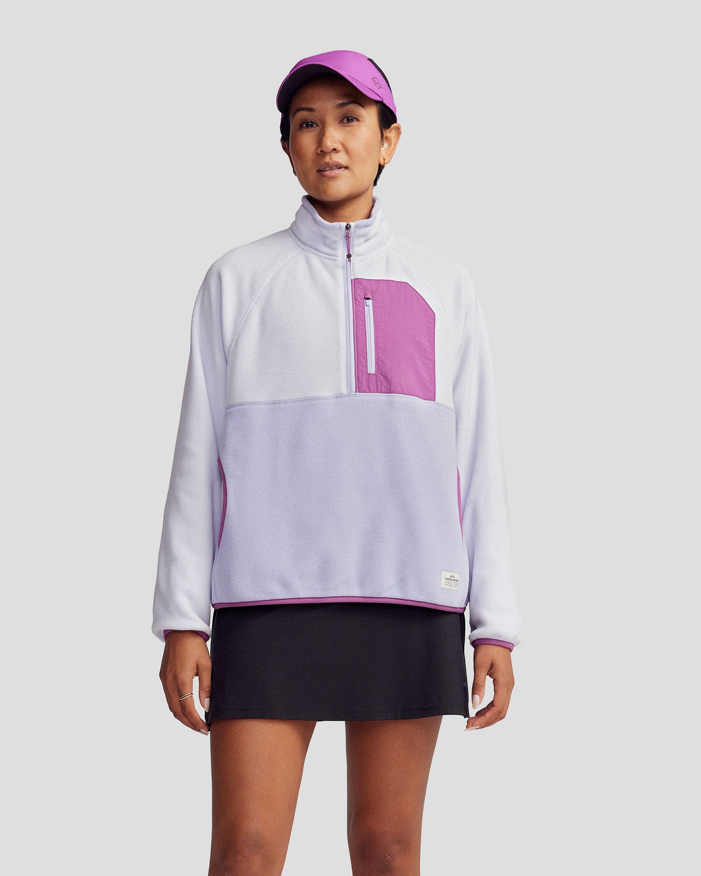 Women’s Trailhead Fleece Lightweight Pullover  -  Lilac/Bright Lilac