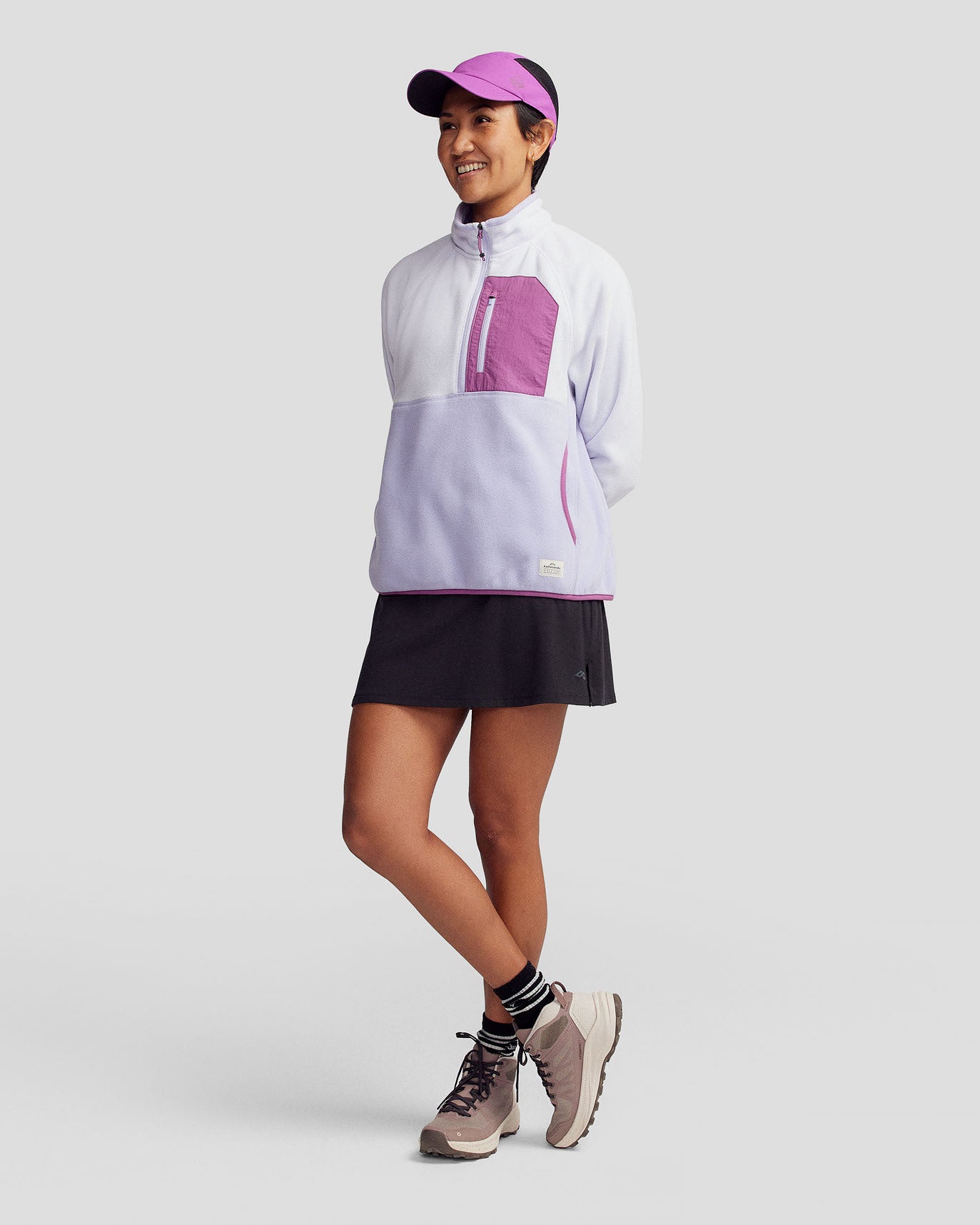 Women’s Trailhead Fleece Lightweight Pullover  -  Lilac/Bright Lilac