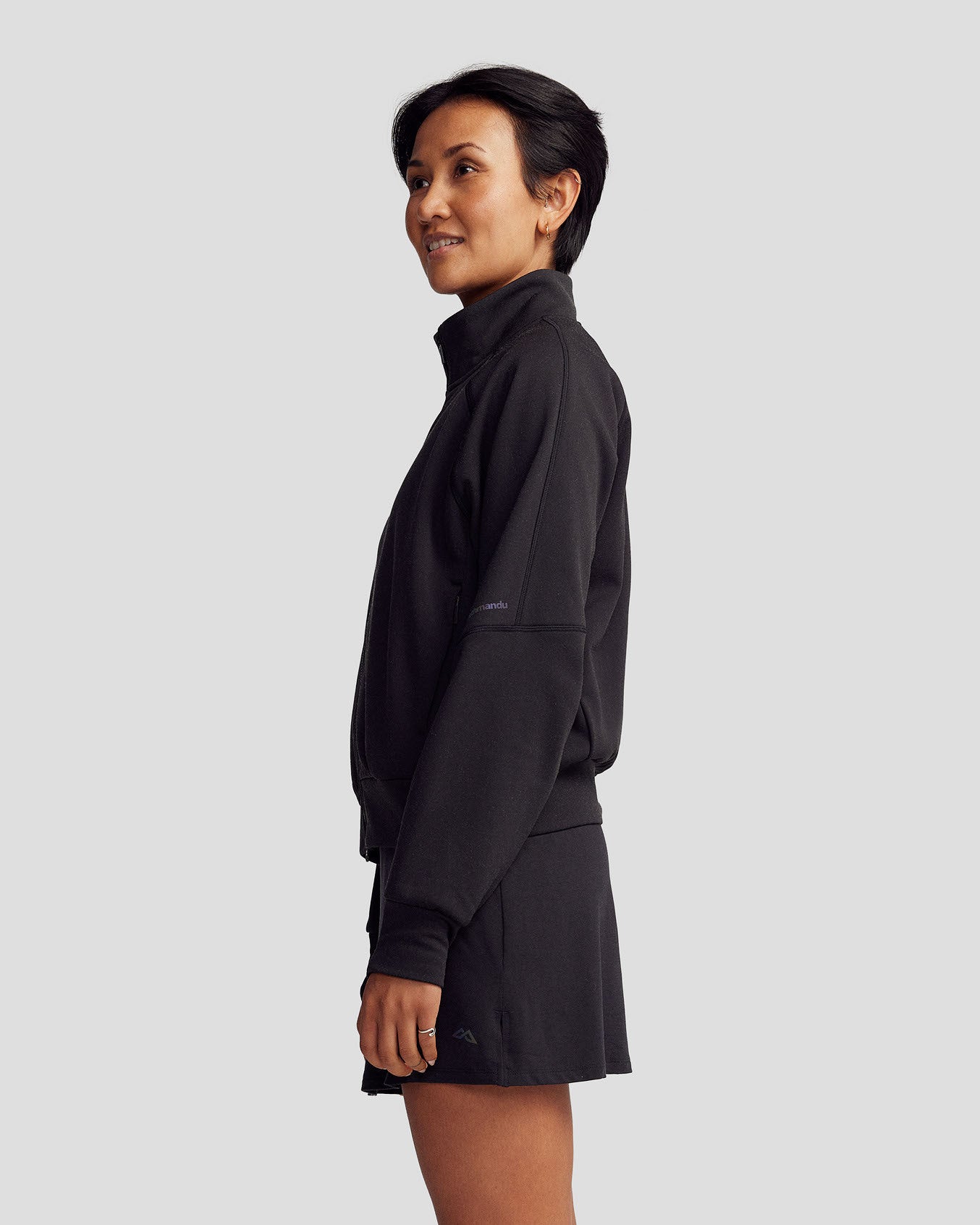 Women’s Anytime Bomber Jacket  -  Black Stingray