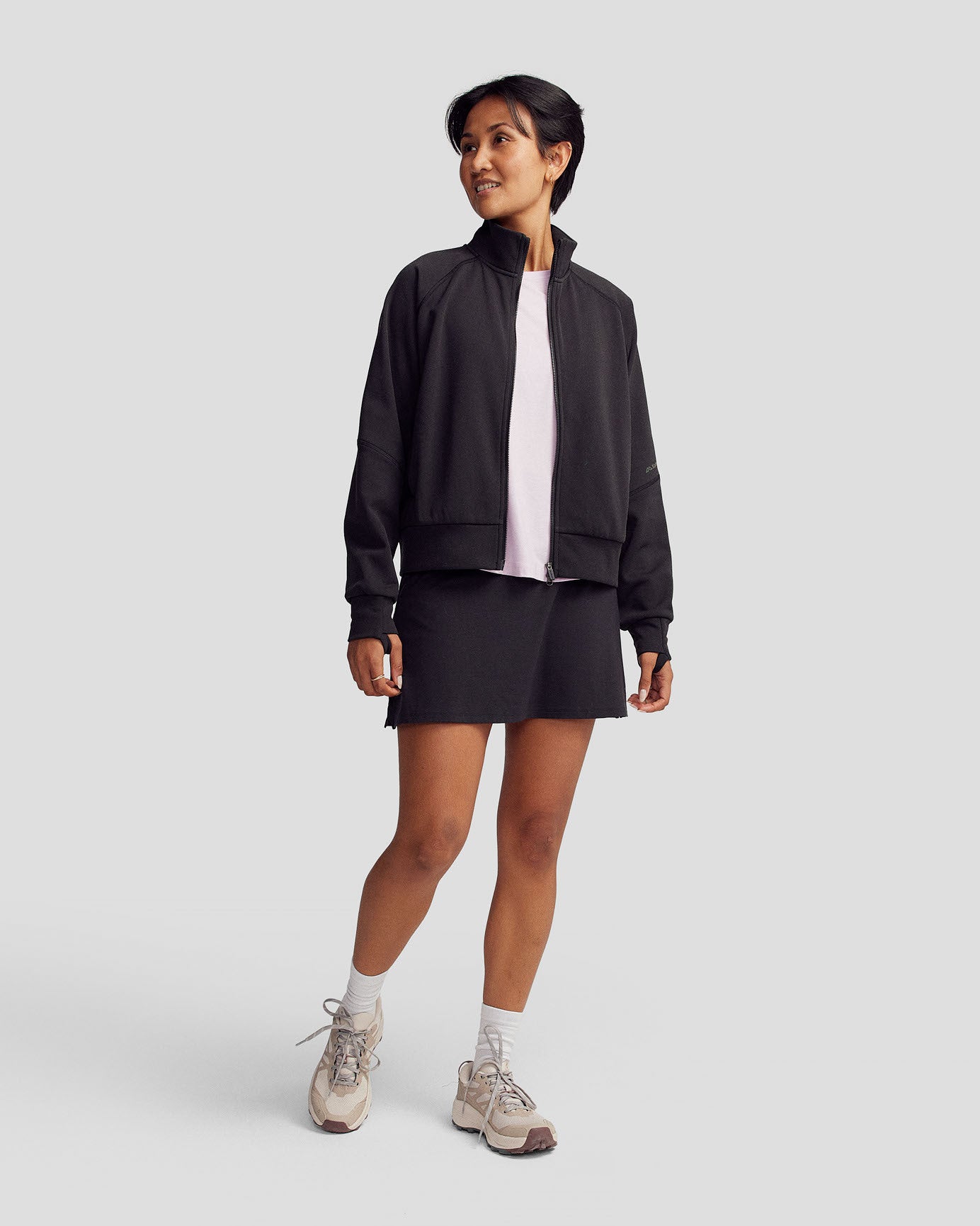 Women’s Anytime Bomber Jacket  -  Black Stingray