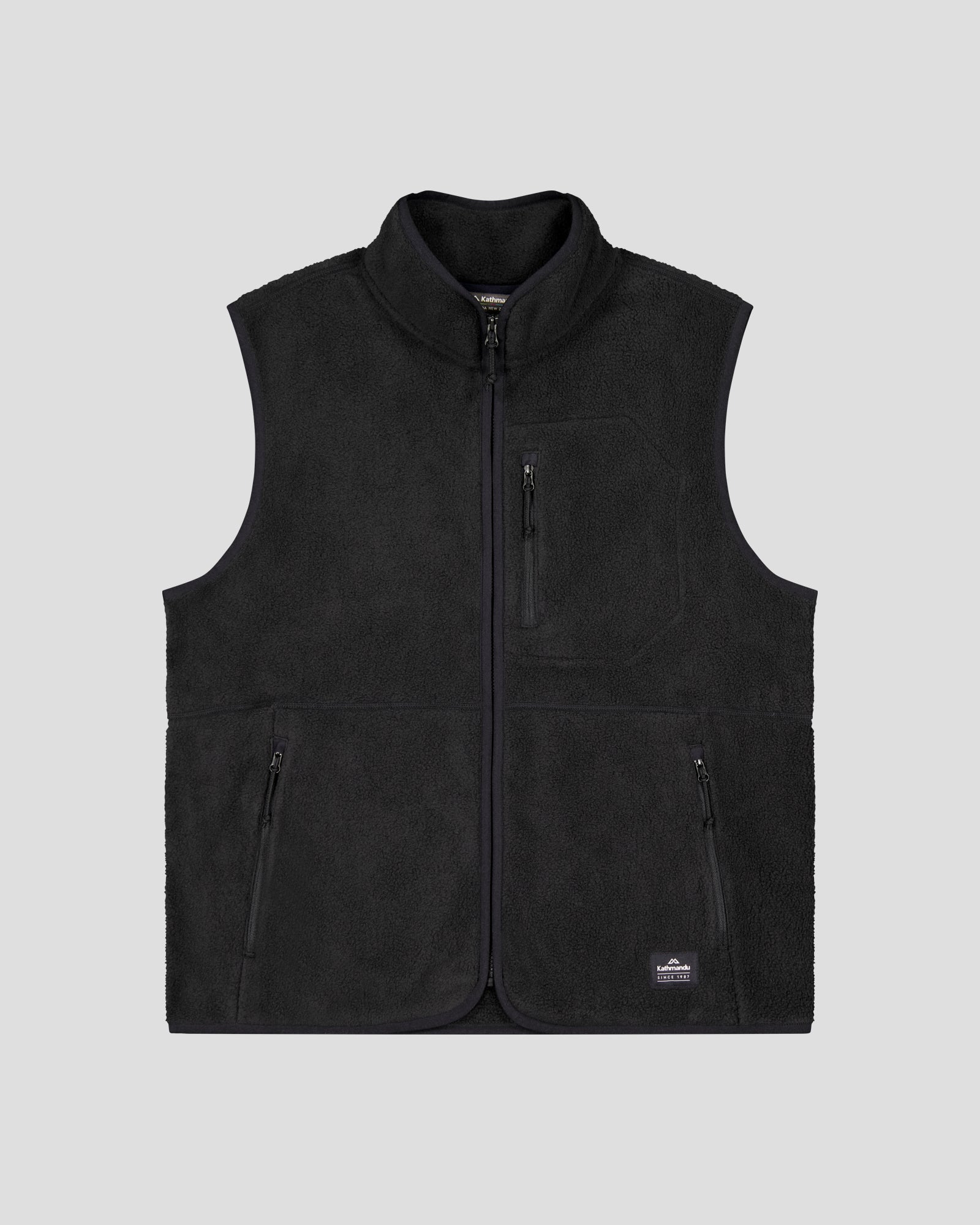 Women's Trailhead Fleece Vest - Black Stingray – Kathmandu AU