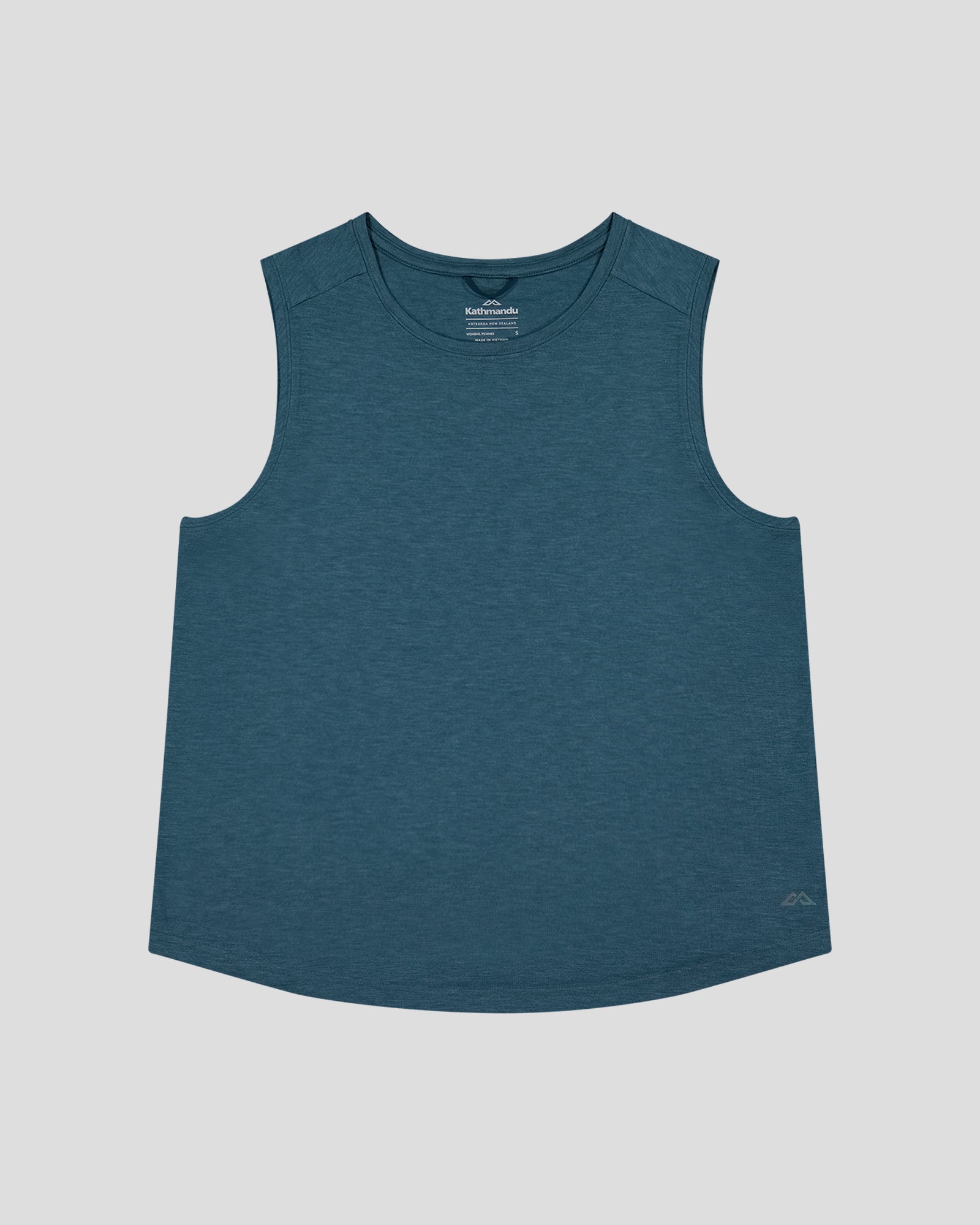 Women’s Anytime Boxy Tank - Deep Lagoon Marle