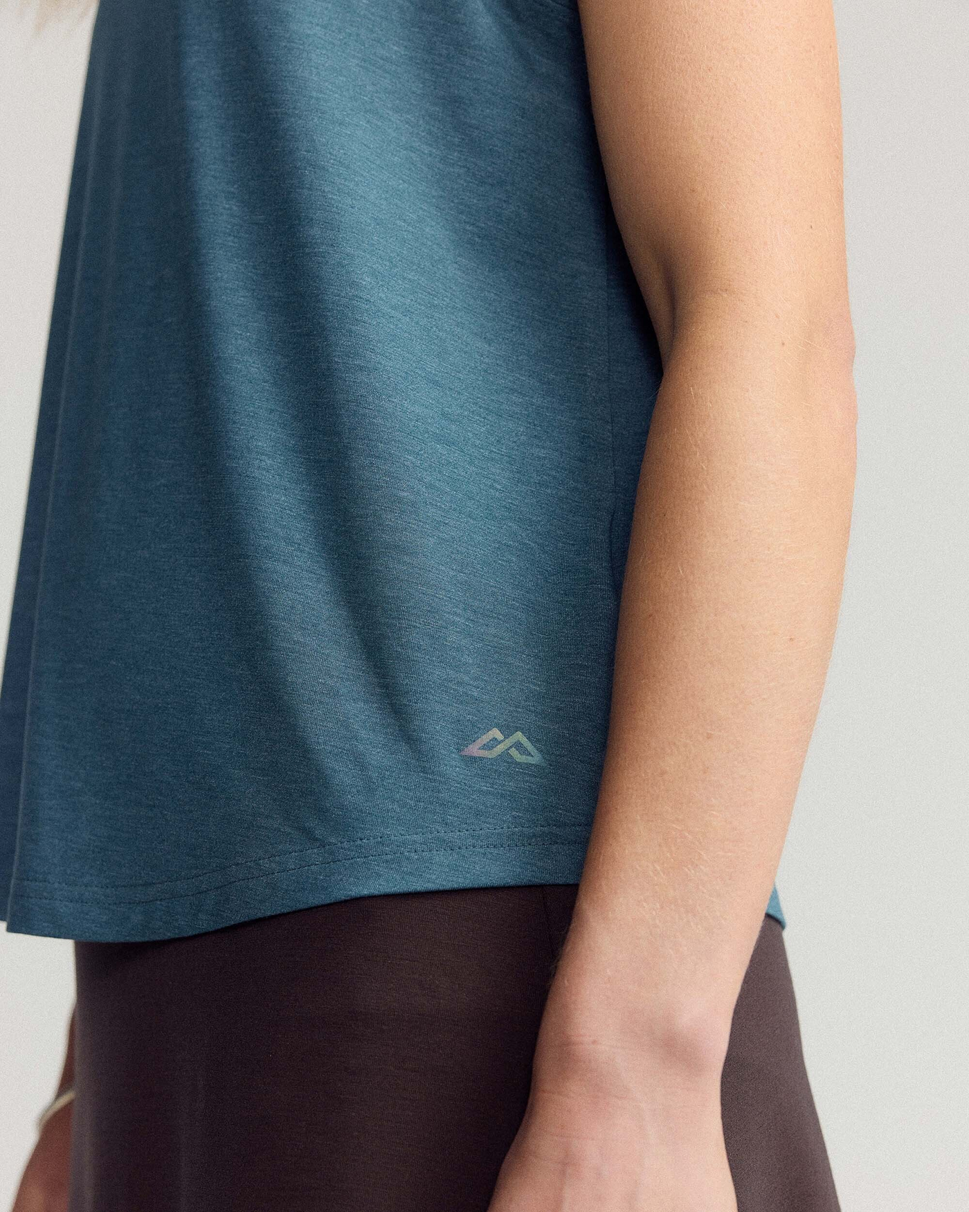 Women’s Anytime Boxy Tank - Deep Lagoon Marle