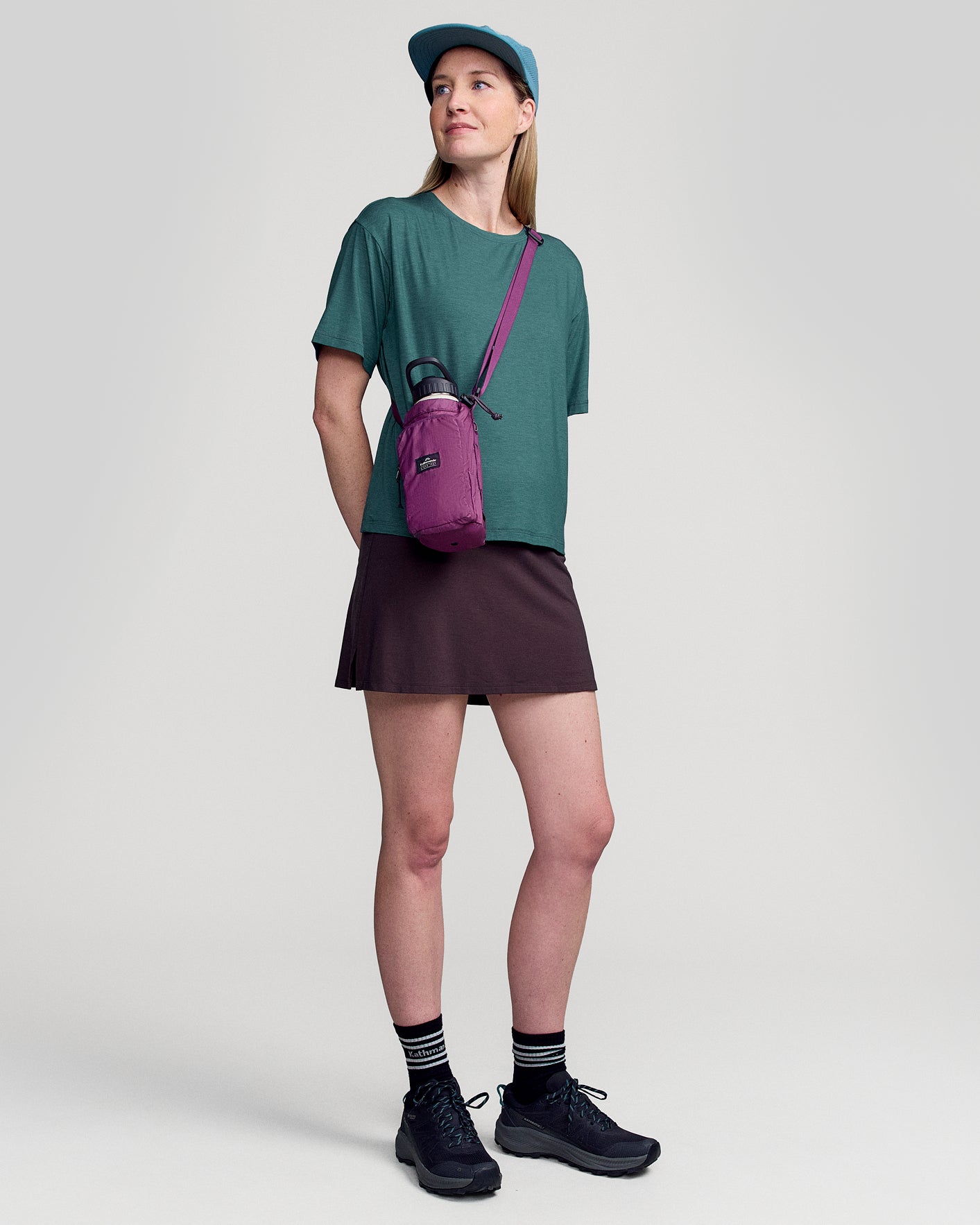 Women’s Anytime Boxy T - shirt - Deep Lagoon Marle